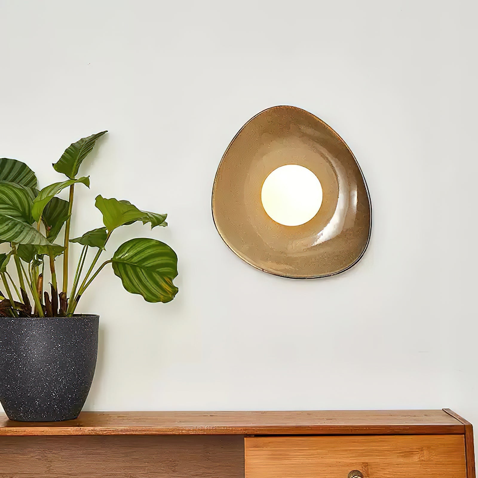 Pebble Disc Wall Light 11.8