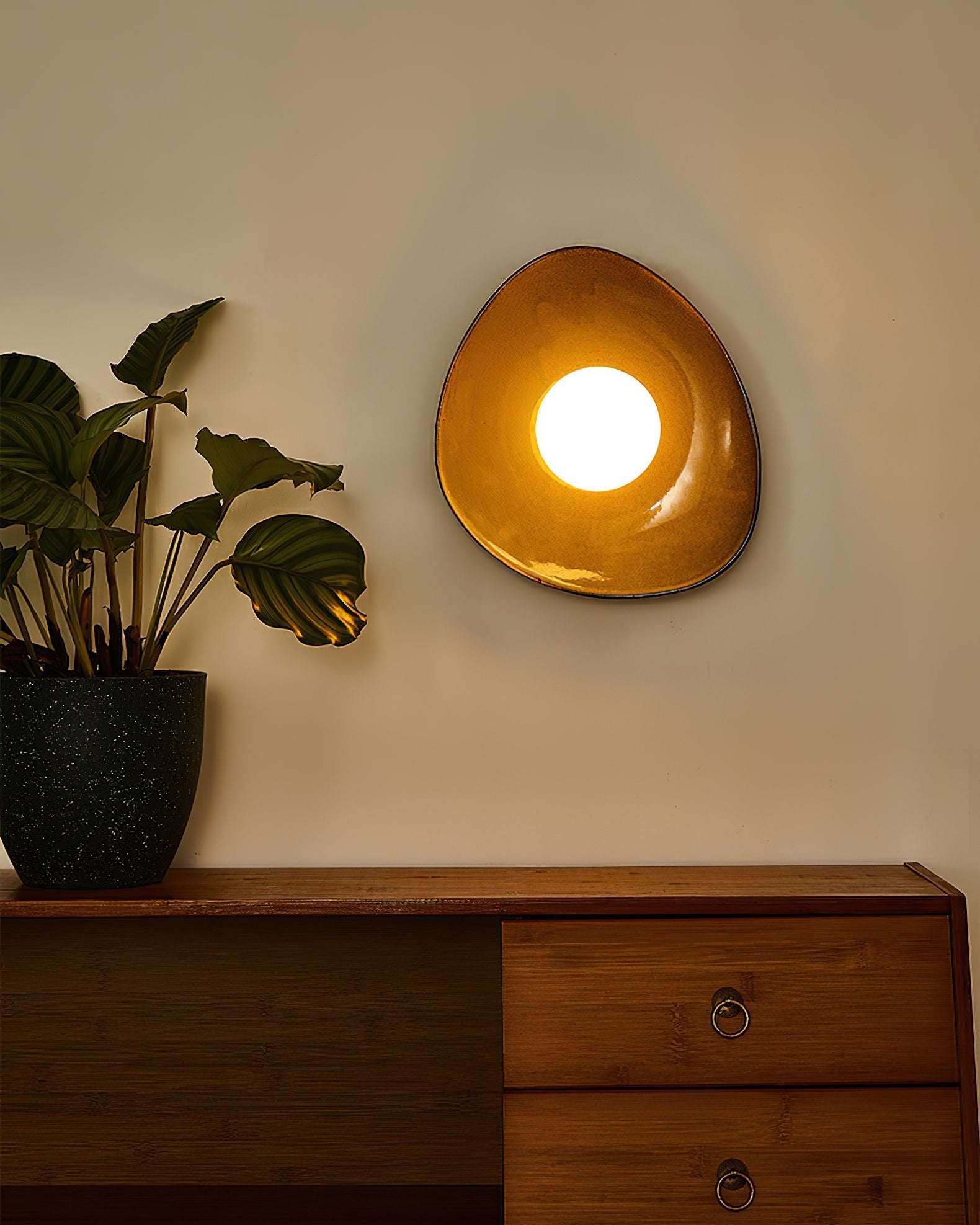 Pebble Disc Wall Light 11.8