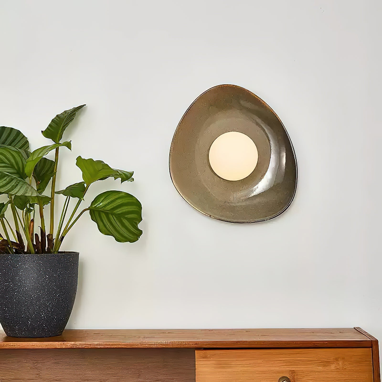 Pebble Disc Wall Light 11.8