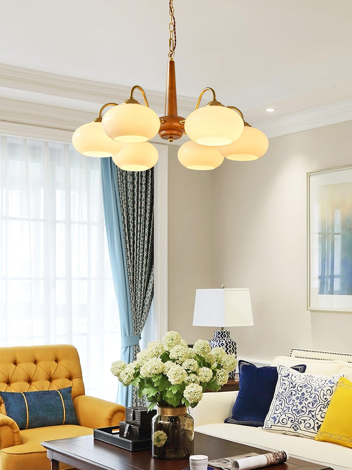 Persimmon Ceiling Fixture Chandelier