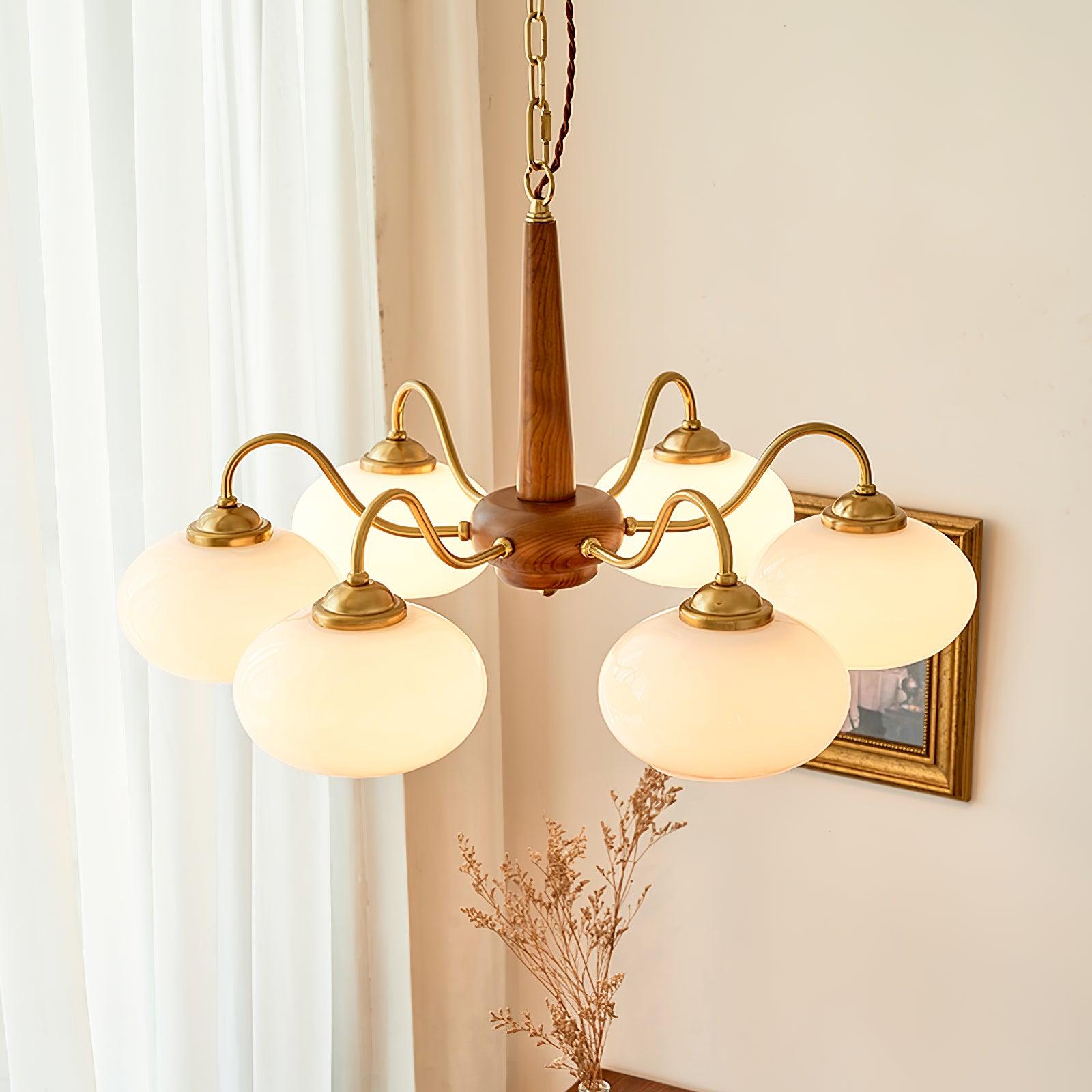 Persimmon Ceiling Fixture Chandelier