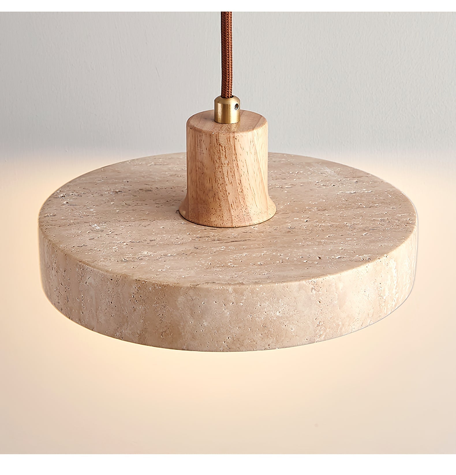 Piedra Travertine Pendant Light detail view 11