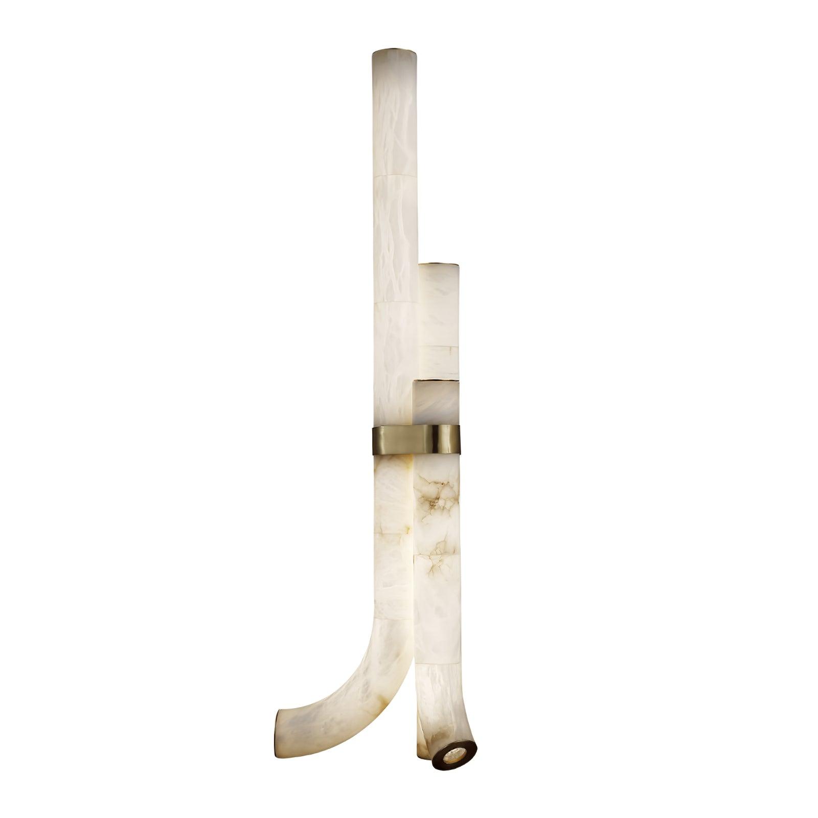 Piped Alabaster Floor Light, Floor Lamp, detail 28