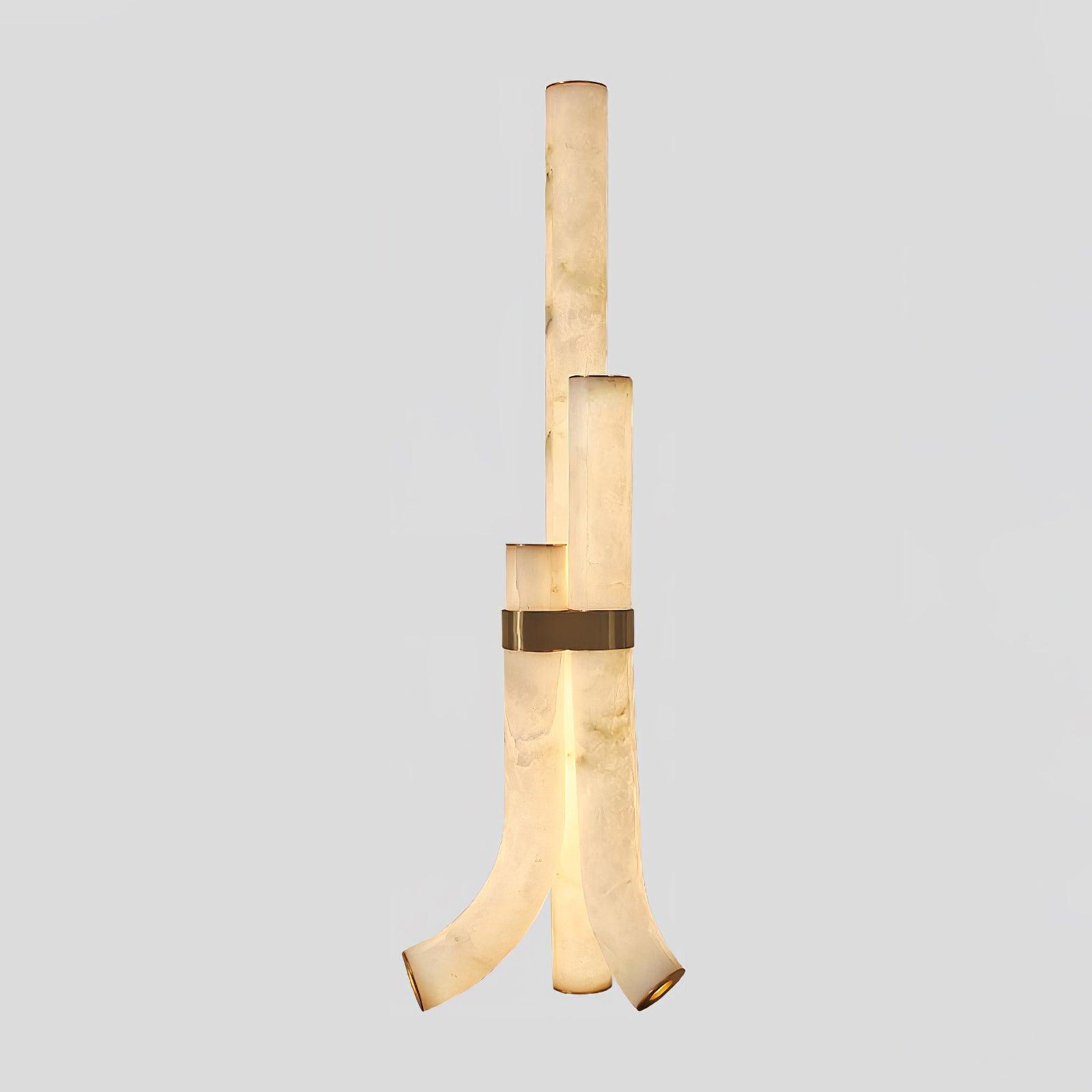 Piped Alabaster Floor Light, Floor Lamp, detail 32