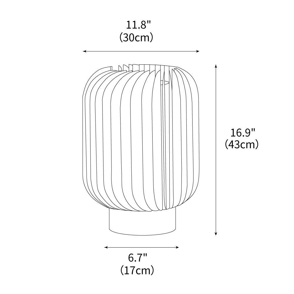 Pleated Table Lamp 11.8