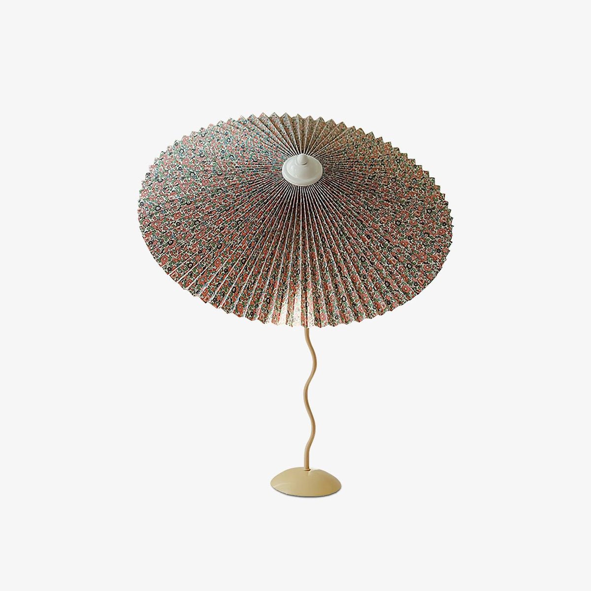 Pleated Hat Portable Lamp Table Lamp