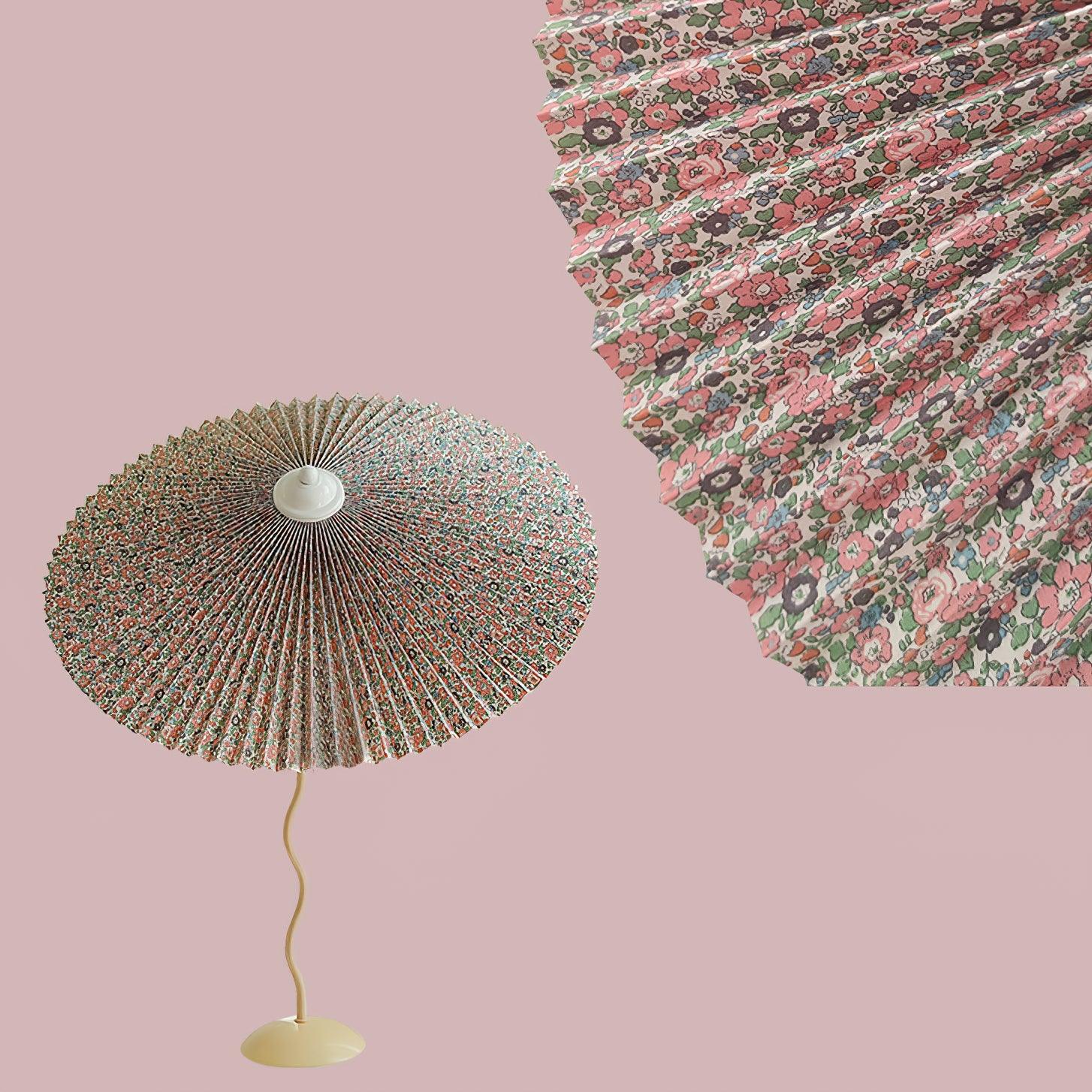 Pleated Hat Portable Lamp Table Lamp