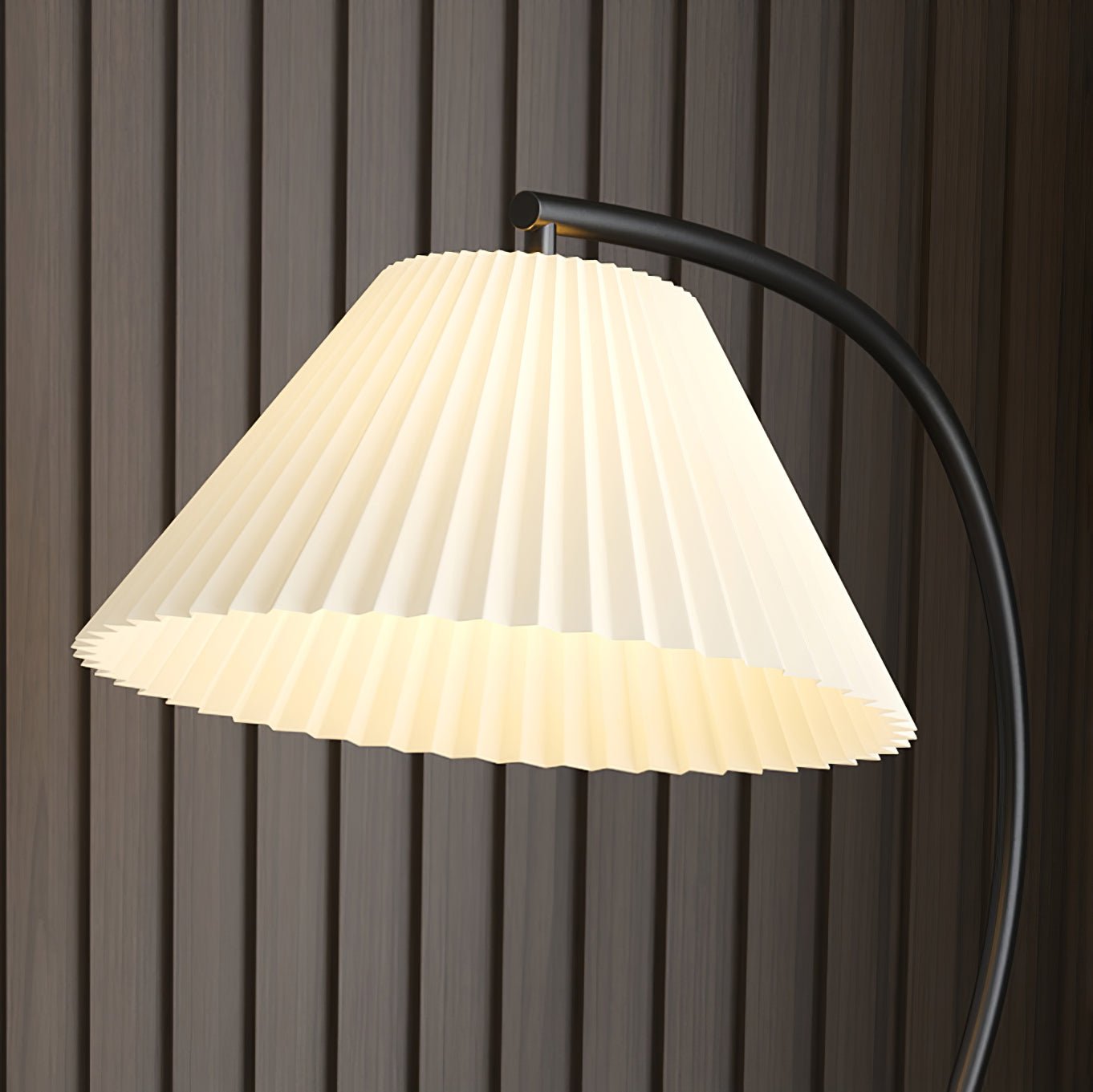 Pleated Nightstand Floor Light Floor Lamp