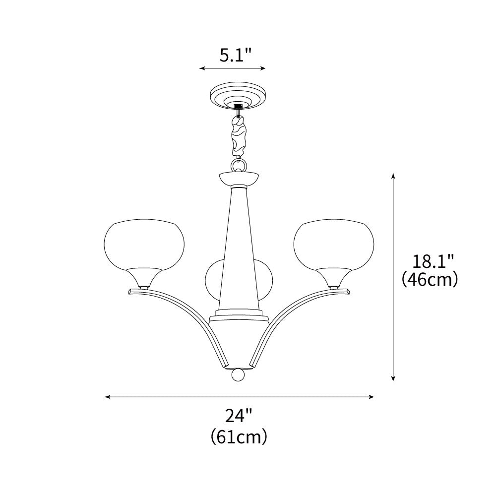 Pointed Chandelier