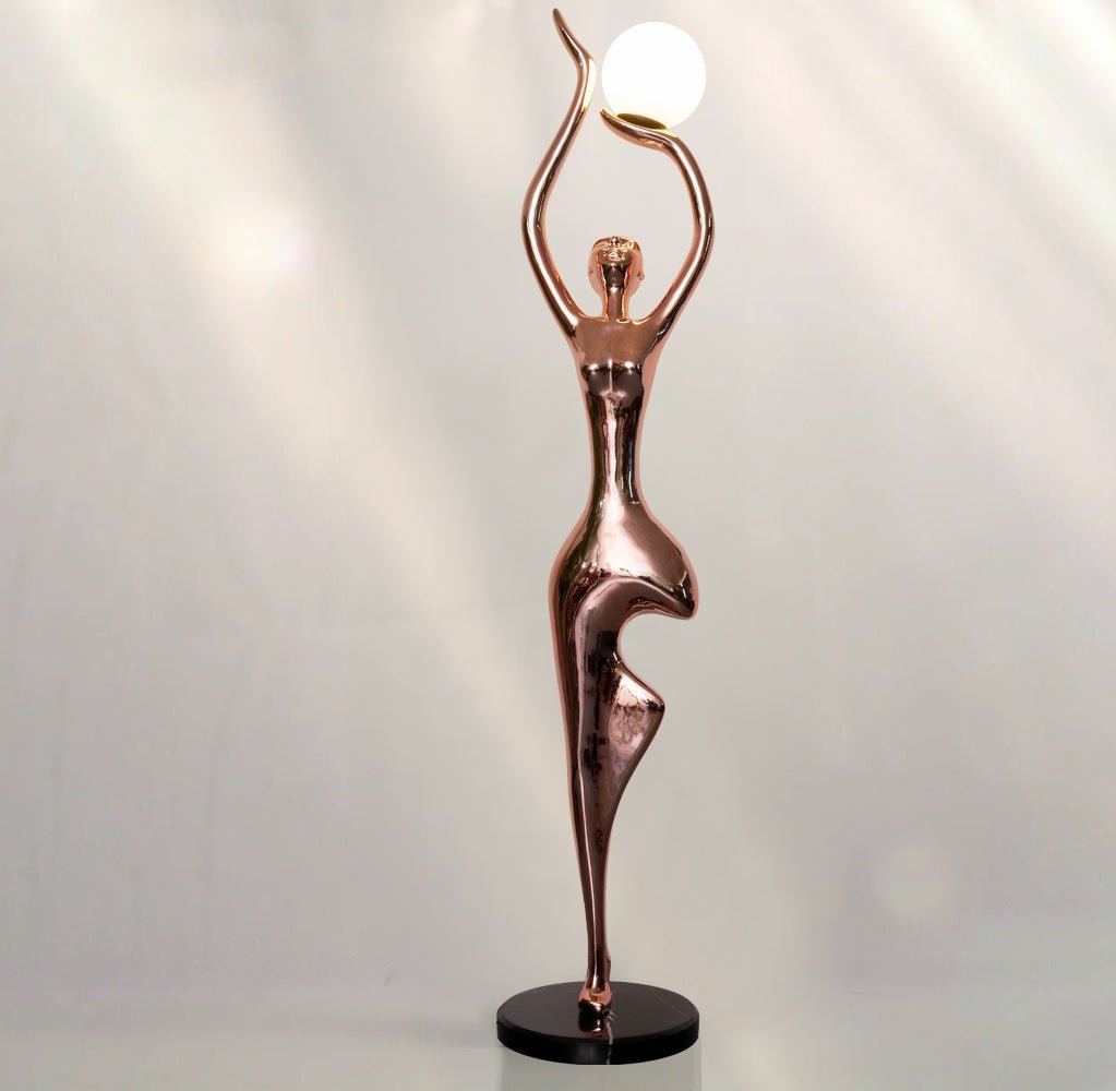 Pose Yoga Sculpture Floor Lamp detail view 7