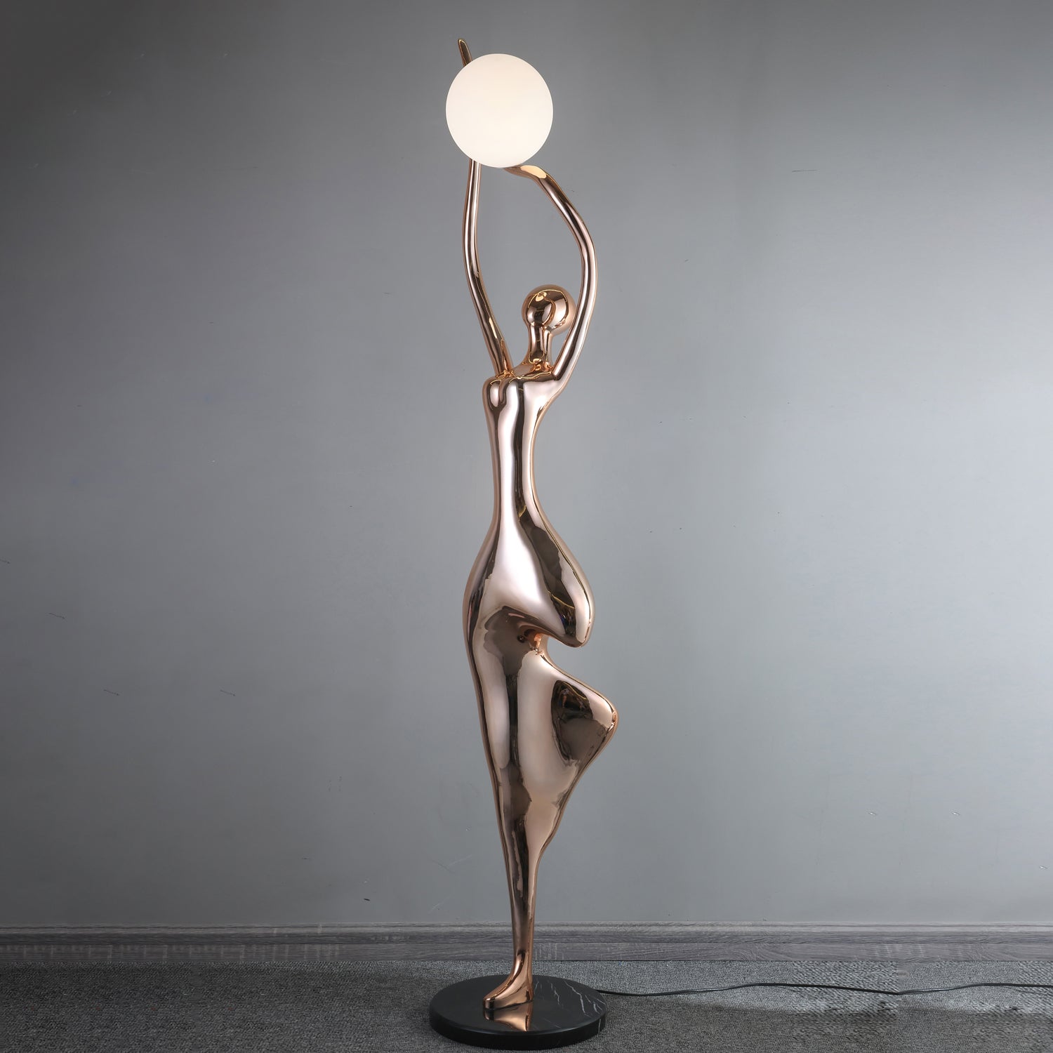 Pose Yoga Sculpture Floor Lamp detail view 14