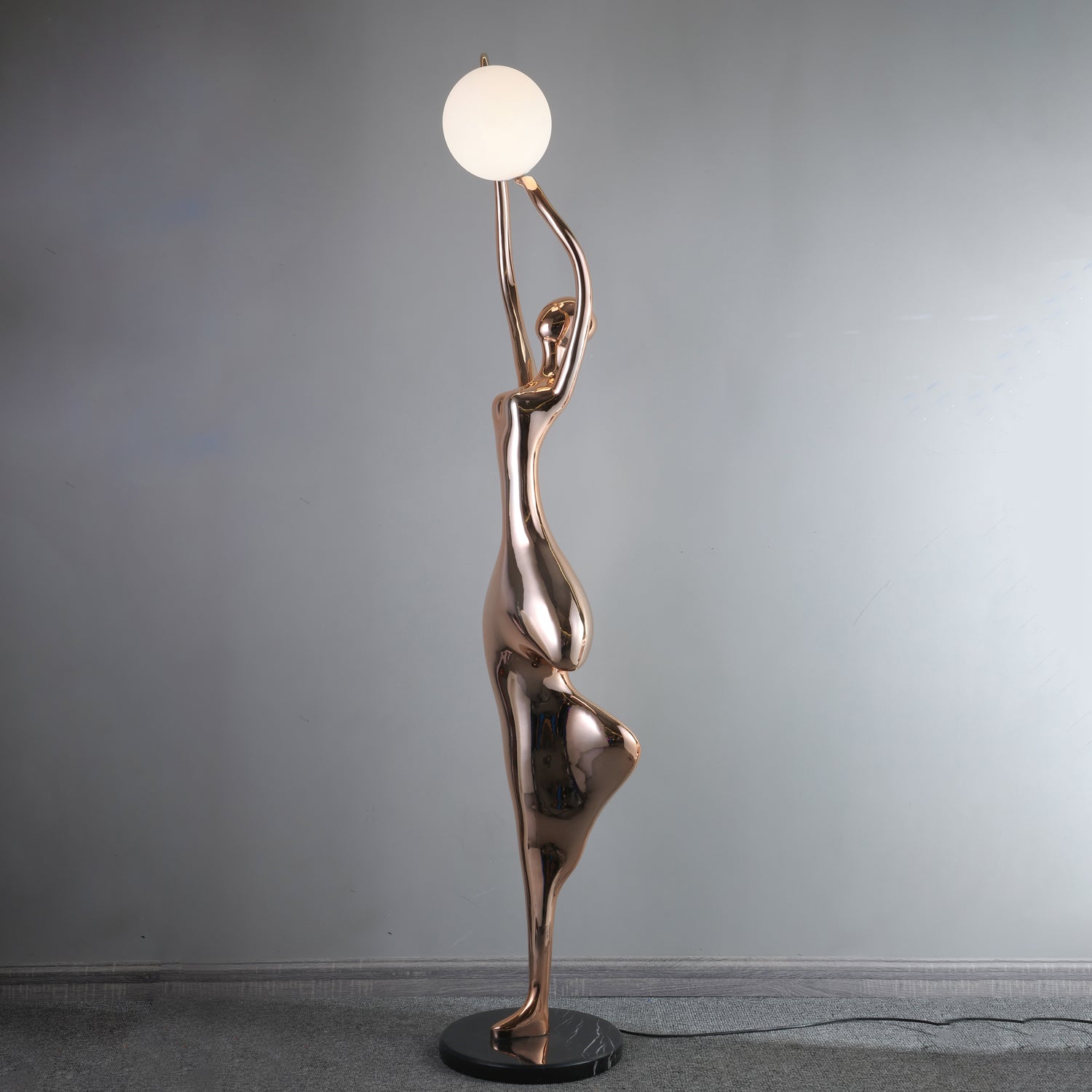 Pose Yoga Sculpture Floor Lamp detail view 15