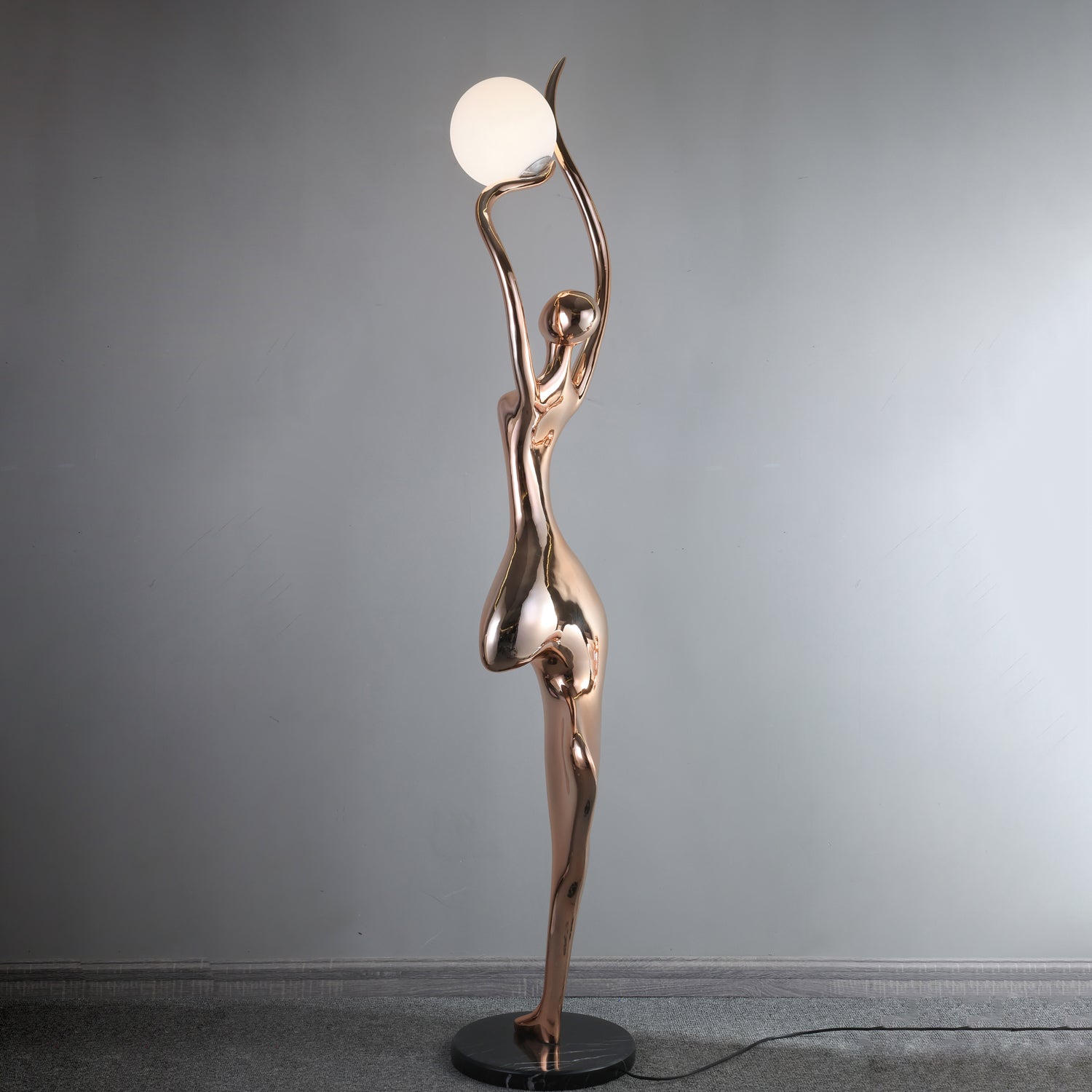 Pose Yoga Sculpture Floor Lamp detail view 16