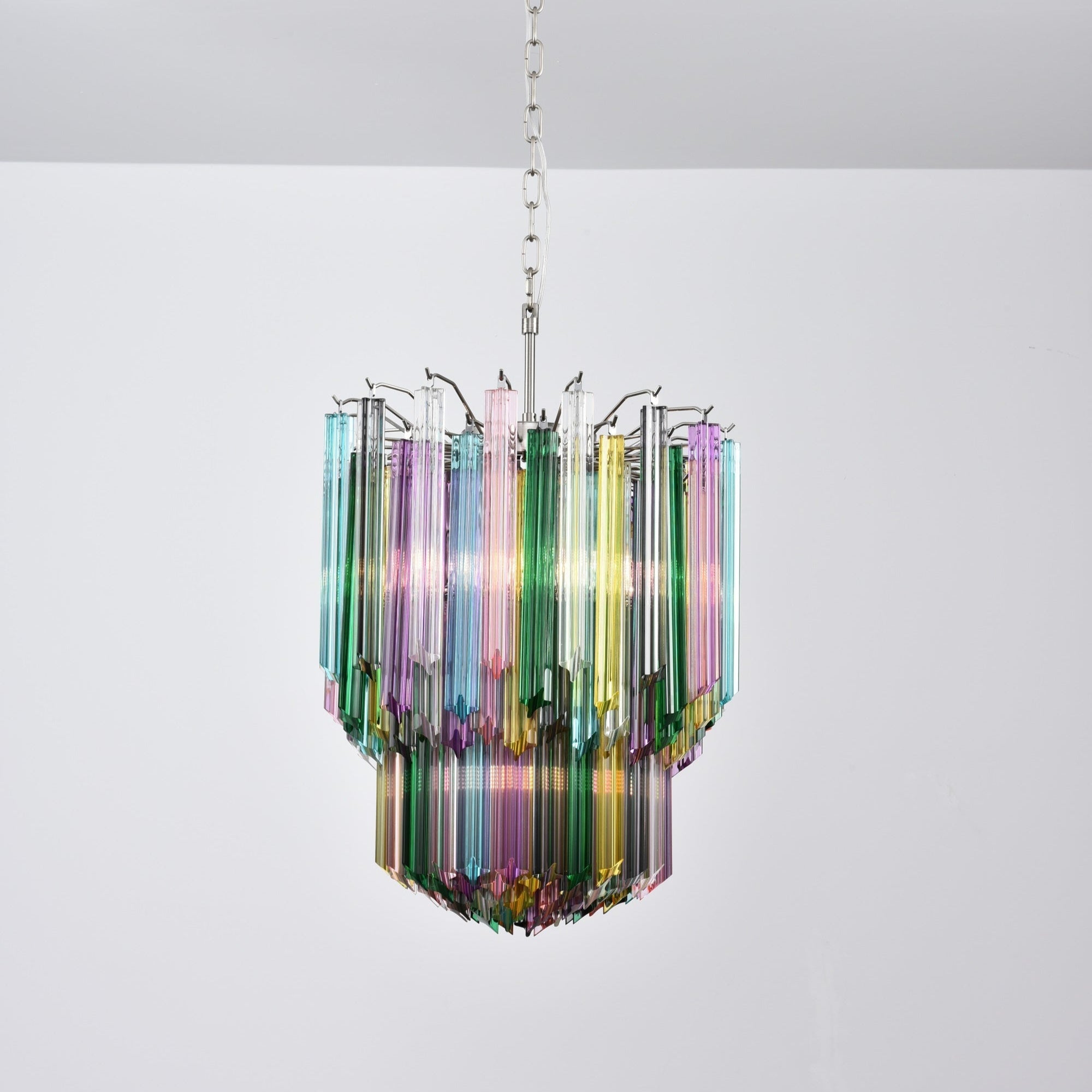 Prismatic Murano Colorful Chandelier