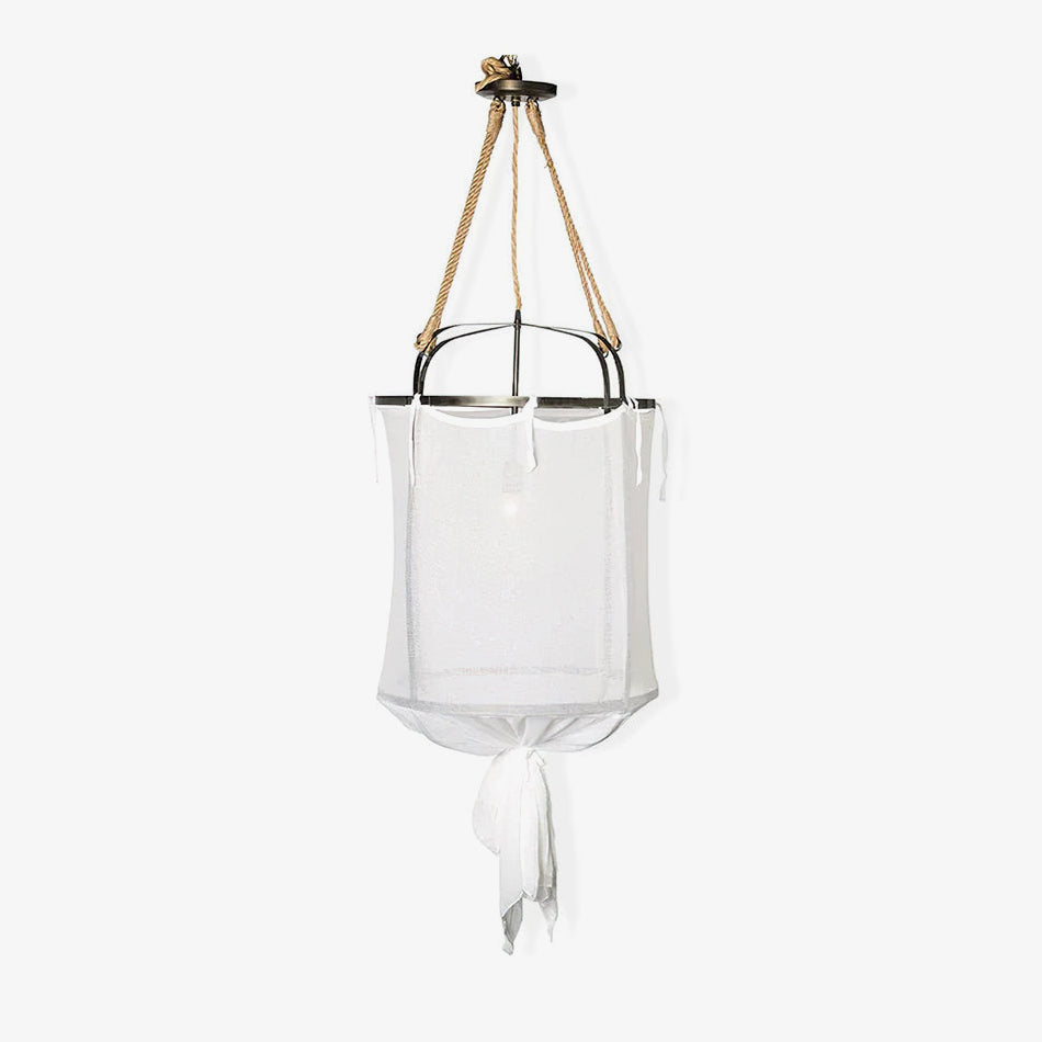 Provence Linen Pendant Light