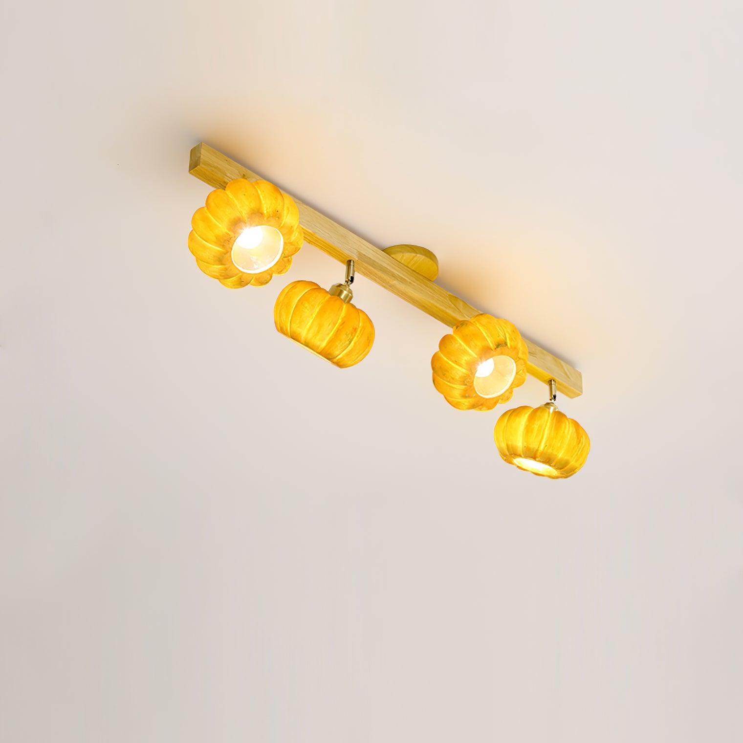 Pumpkin Multi Head Ceiling Lamp