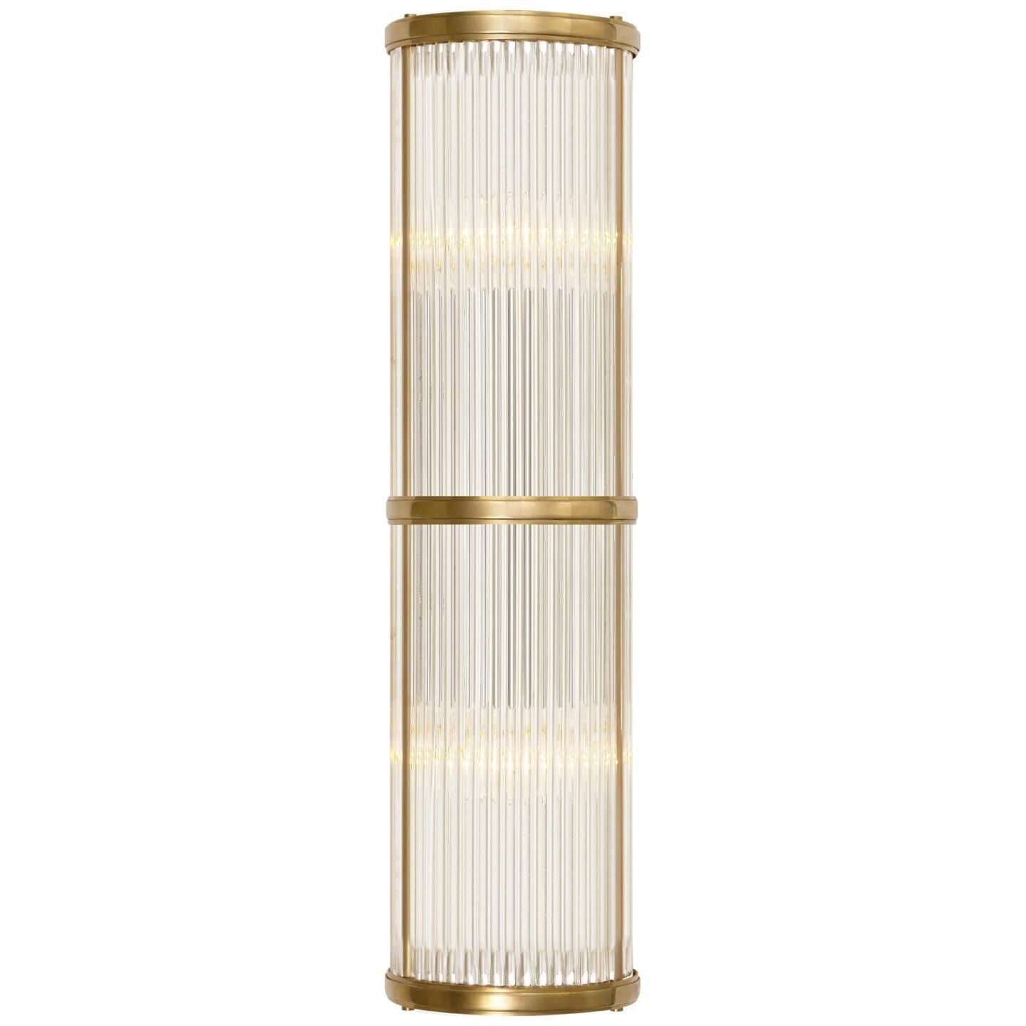 Allen 18 Inch 2 Light Bath Vanity Fixture, Bathroom Vanity Light, Height: 18.5 Inches