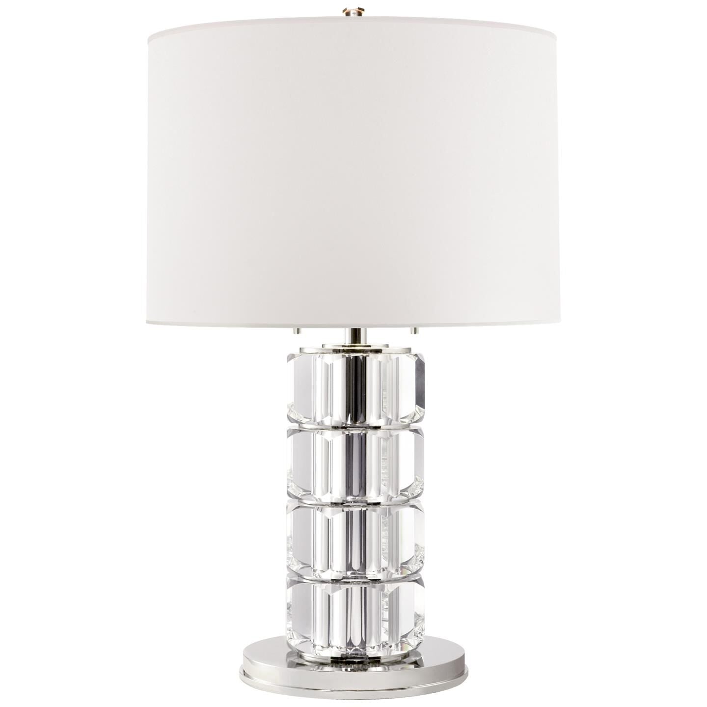 Brookings 29 Inch Table Lamp table lamp in glass, metal, fabric | Tianguang Select