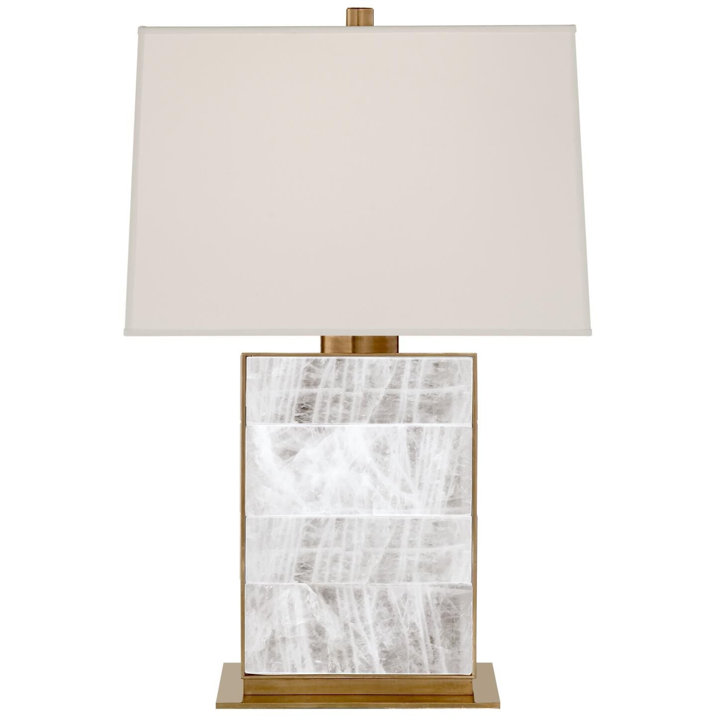 Ellis 22 Inch Table Lamp table lamp in glass, metal, fabric | Tianguang Select