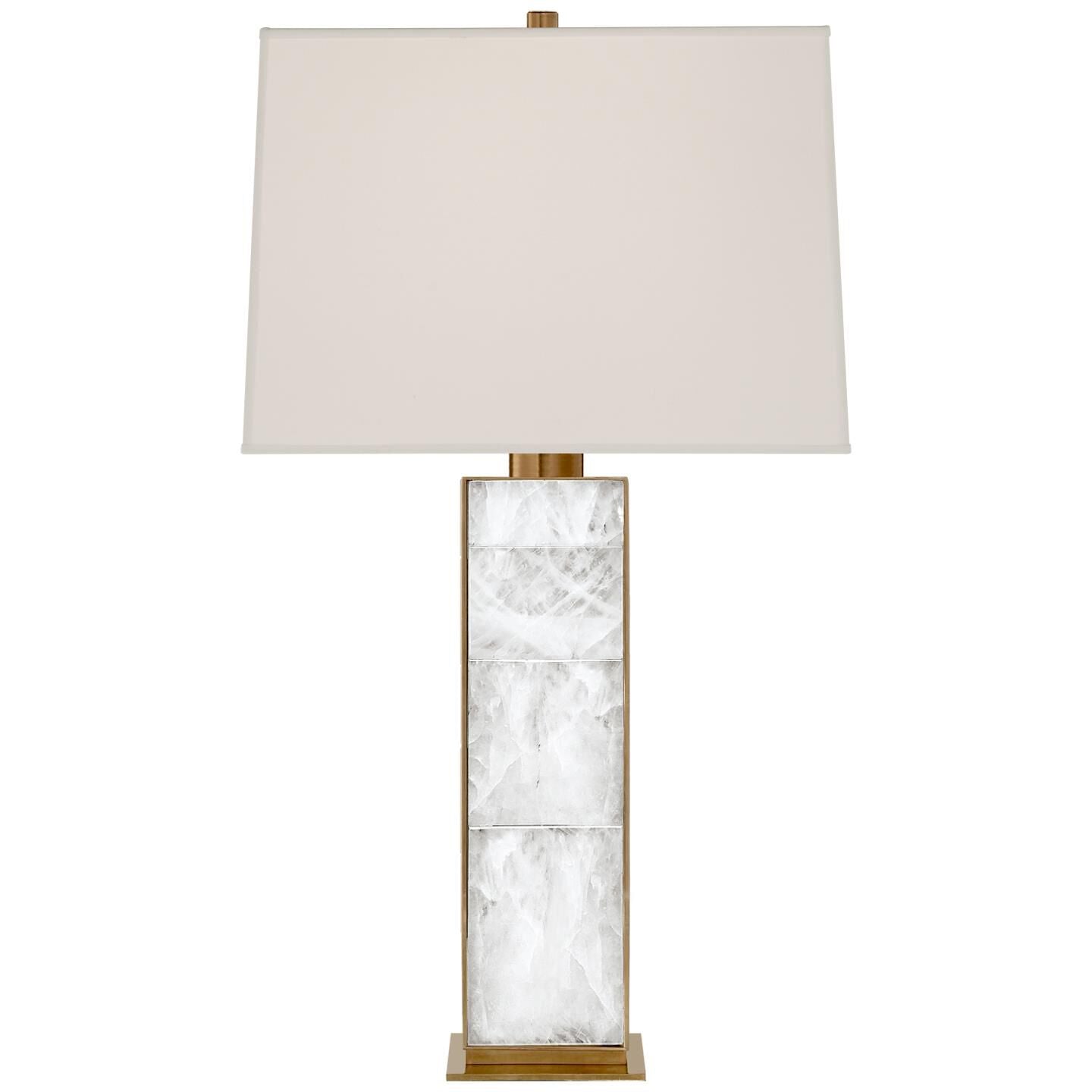 Ellis 30 Inch Table Lamp table lamp in glass, metal, fabric | Tianguang Select