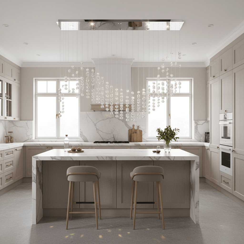 Raw Crystal Customizable Chandelier