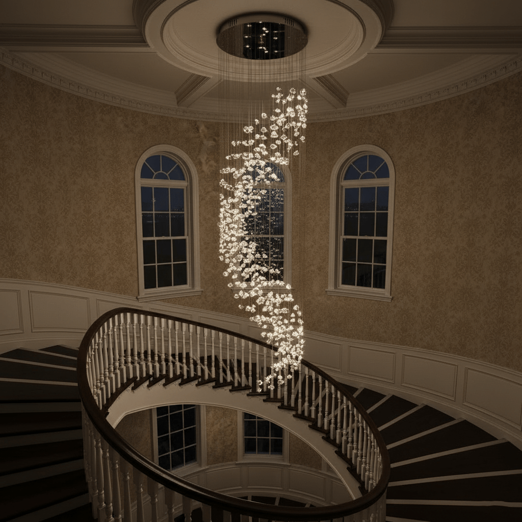 Raw Crystal Customizable Chandelier