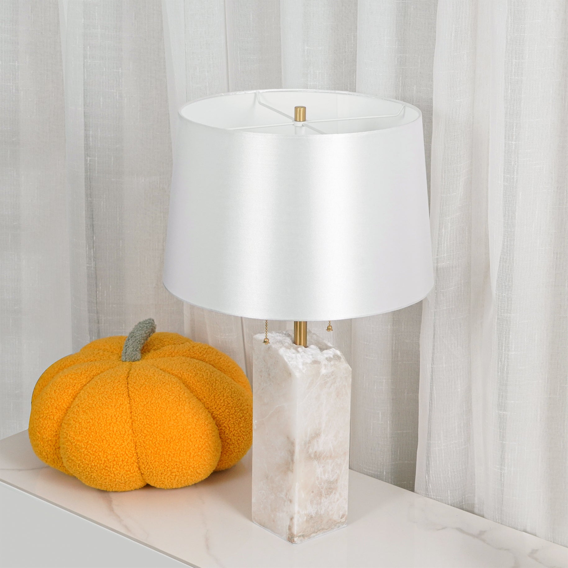 Raw Alabaster Accent Lamp Table Lamp