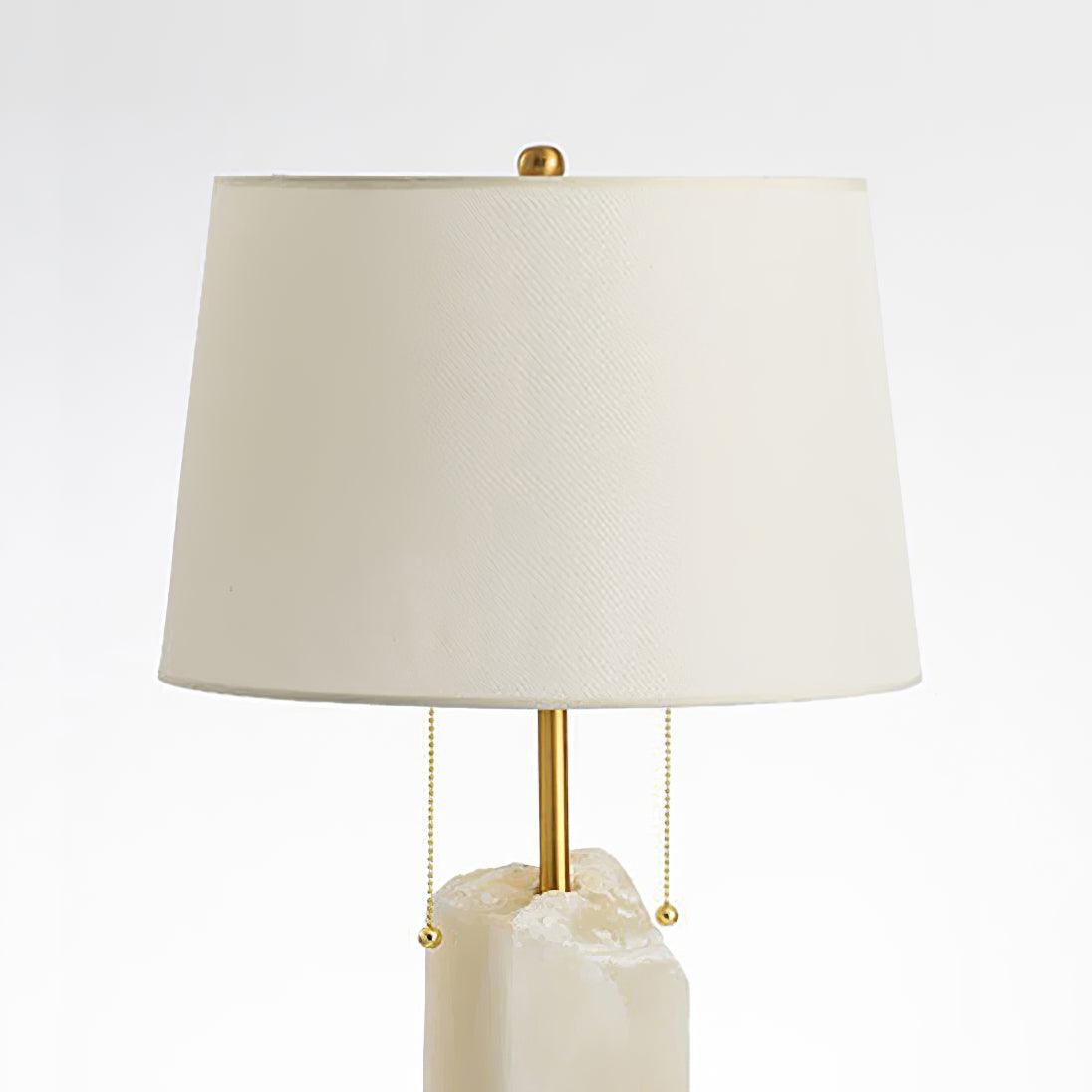 Raw Alabaster Accent Lamp Table Lamp