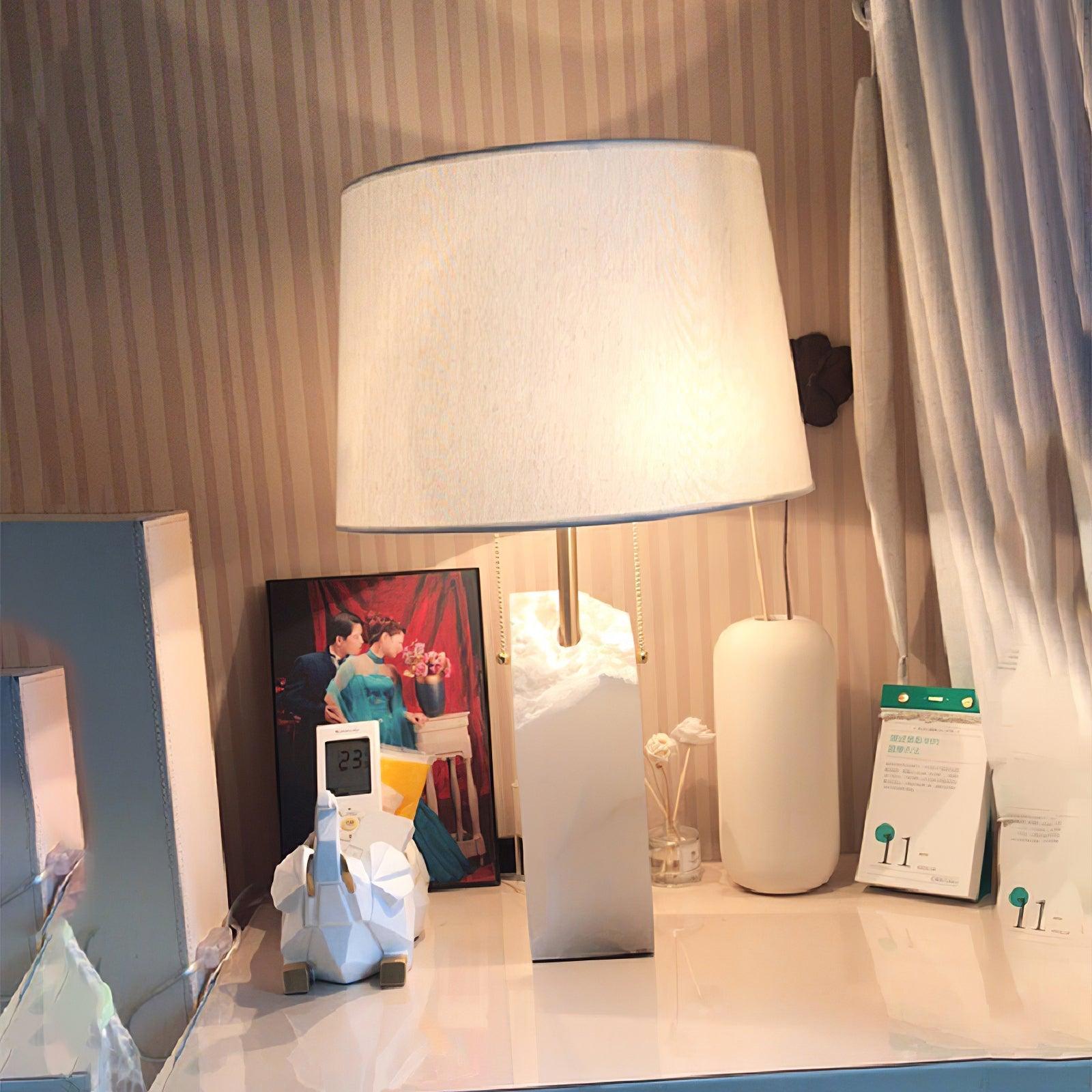 Raw Alabaster Accent Lamp Table Lamp