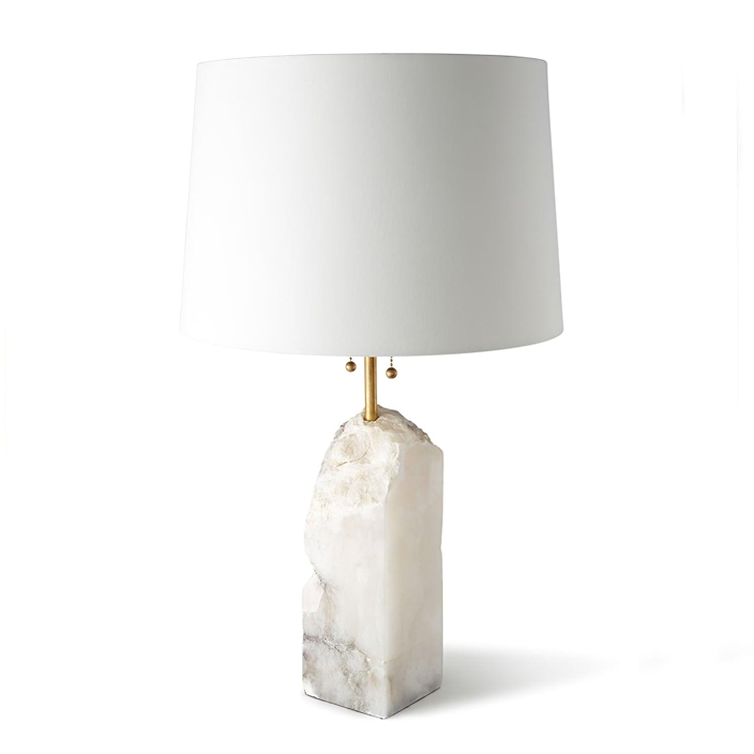 Raw Alabaster Accent Lamp Table Lamp