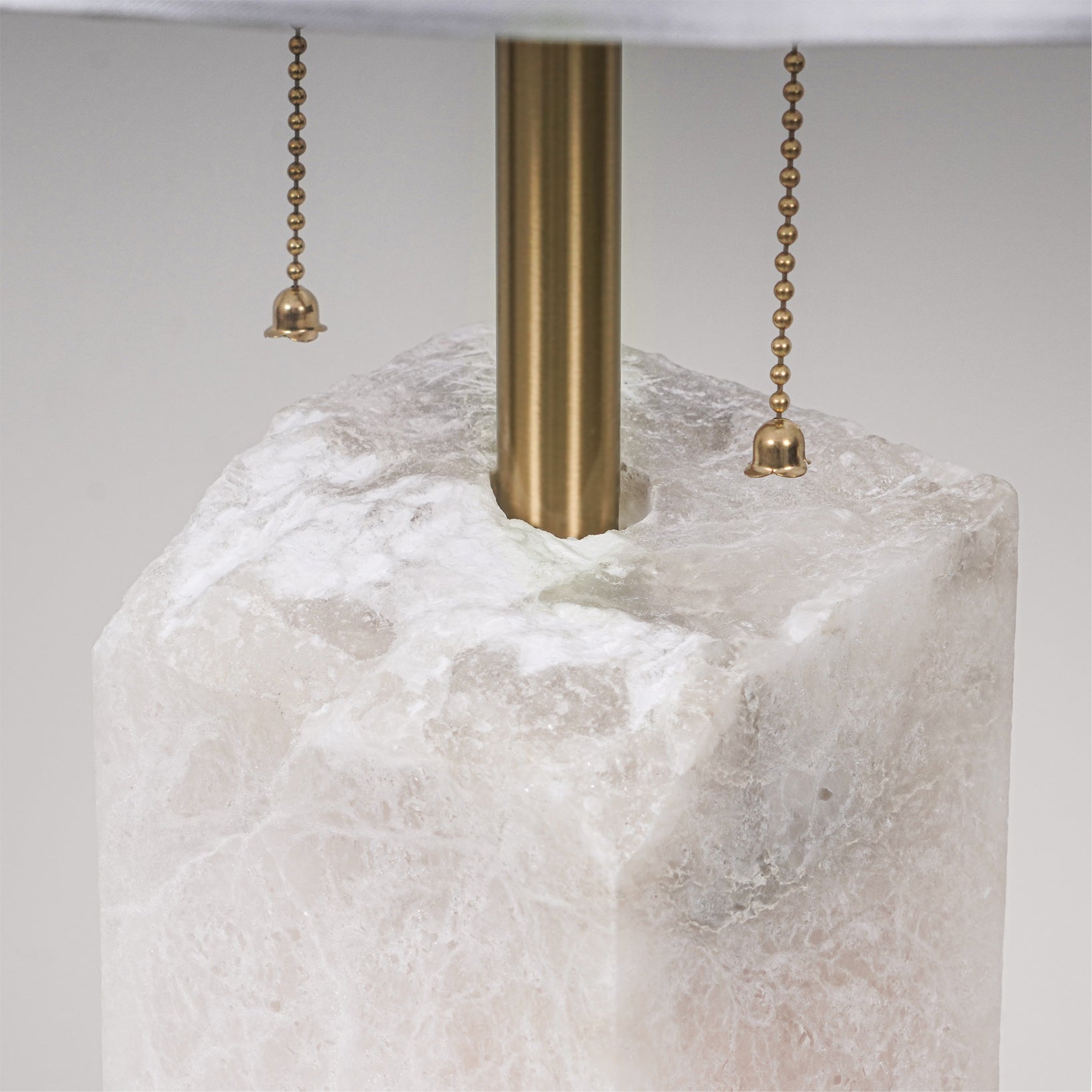 Raw Alabaster Accent Lamp Table Lamp