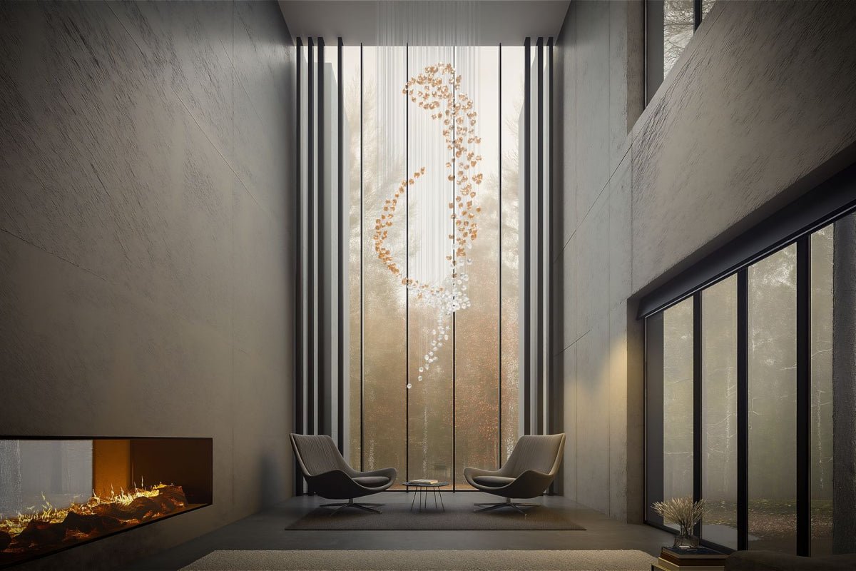 Raw Crystal Customizable Chandelier