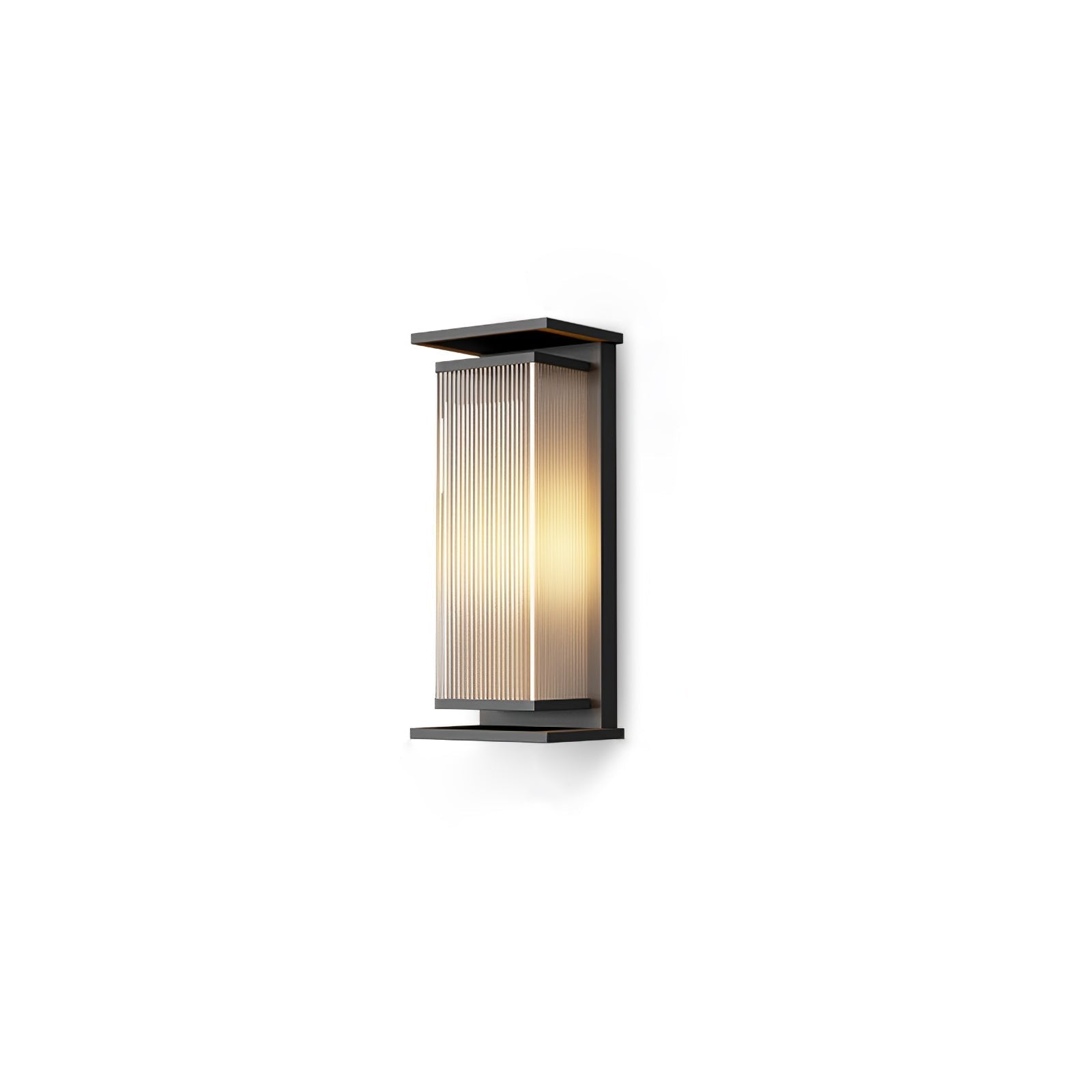 Rectangular Box Solar Outdoor Wall Lamp detail view 21