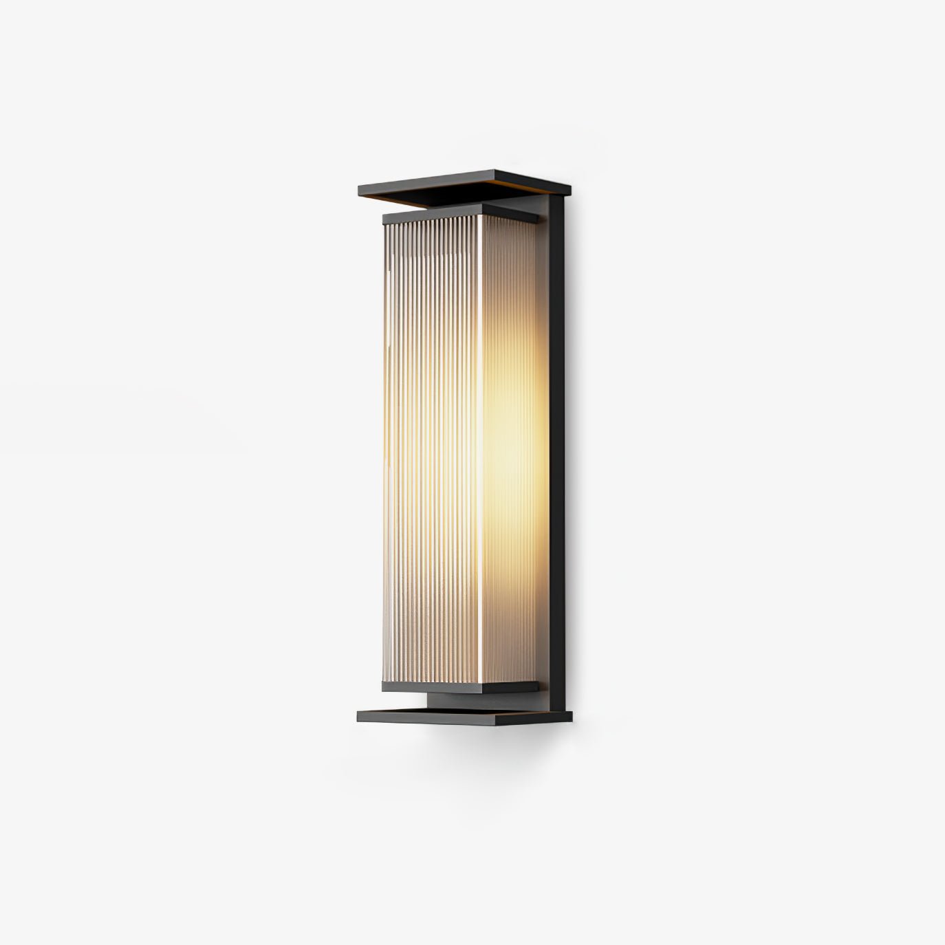 Rectangular Box Solar Outdoor Wall Lamp detail view 24
