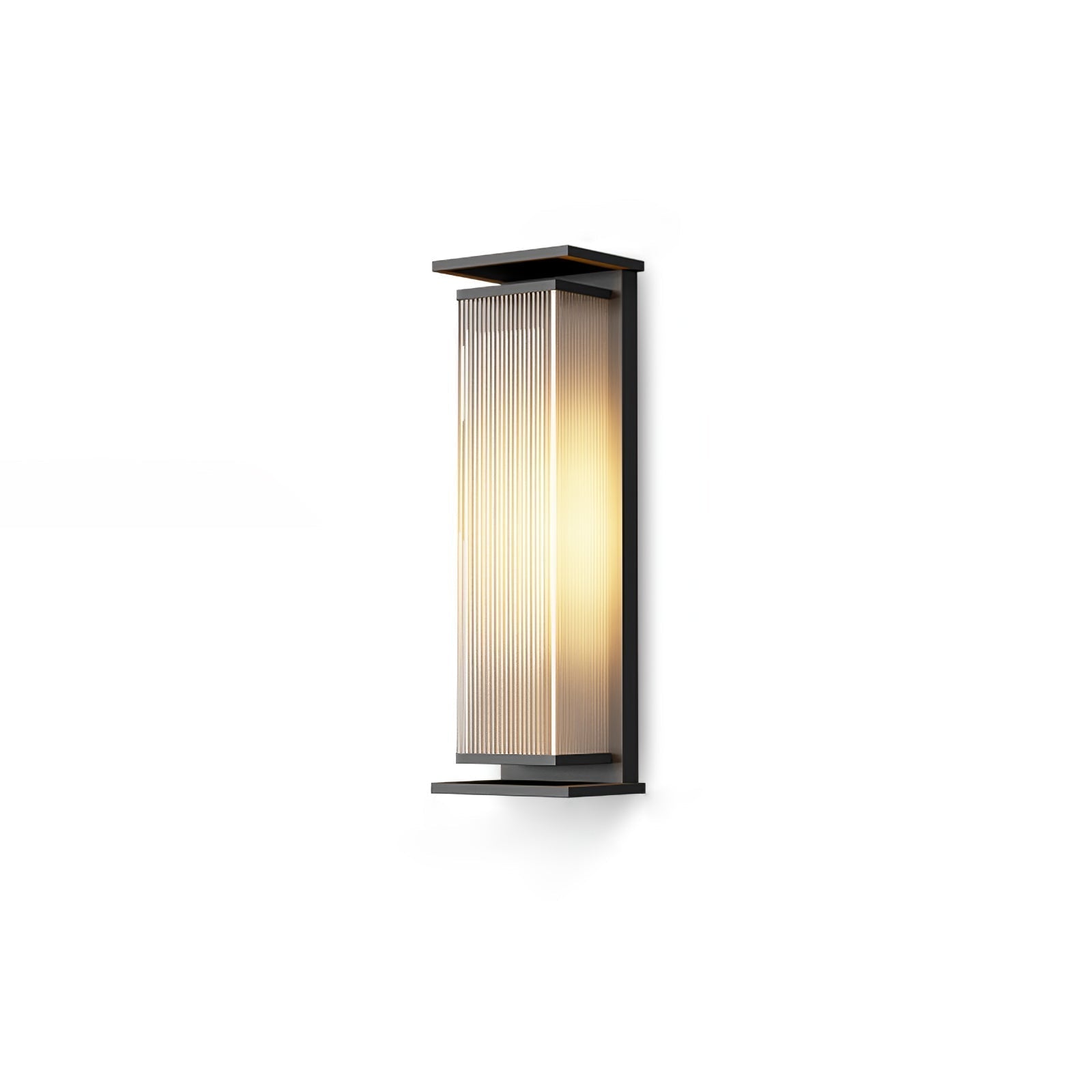 Rectangular Box Solar Outdoor Wall Lamp detail view 22
