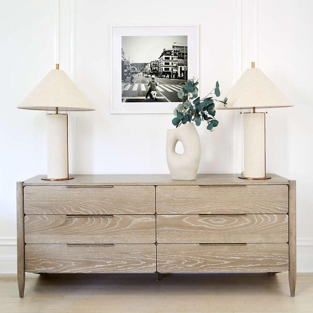 Remi Linen Table Lamp