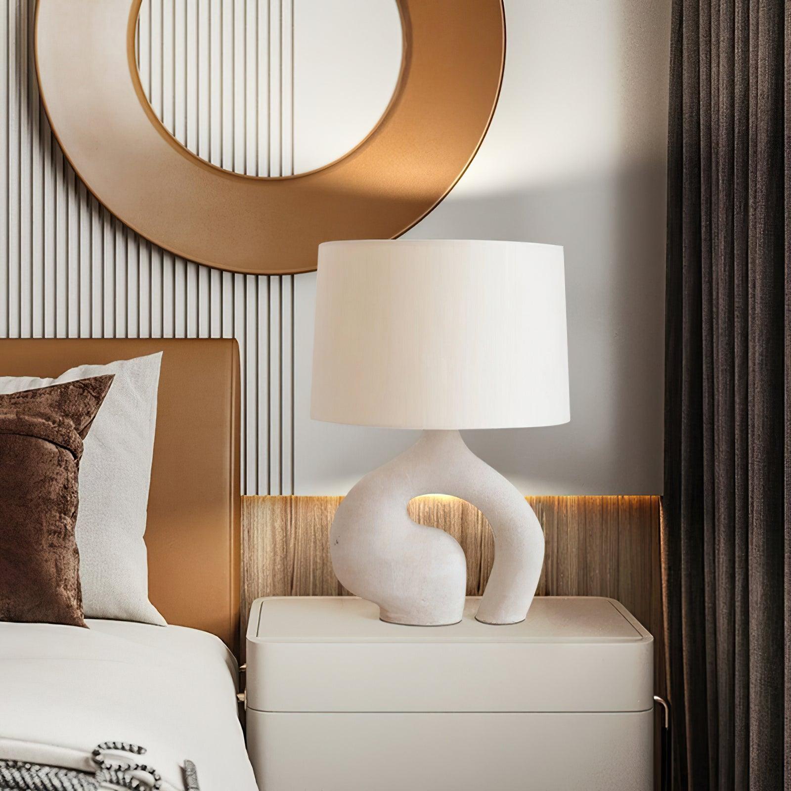 Resin Art Table Lamp 15.7