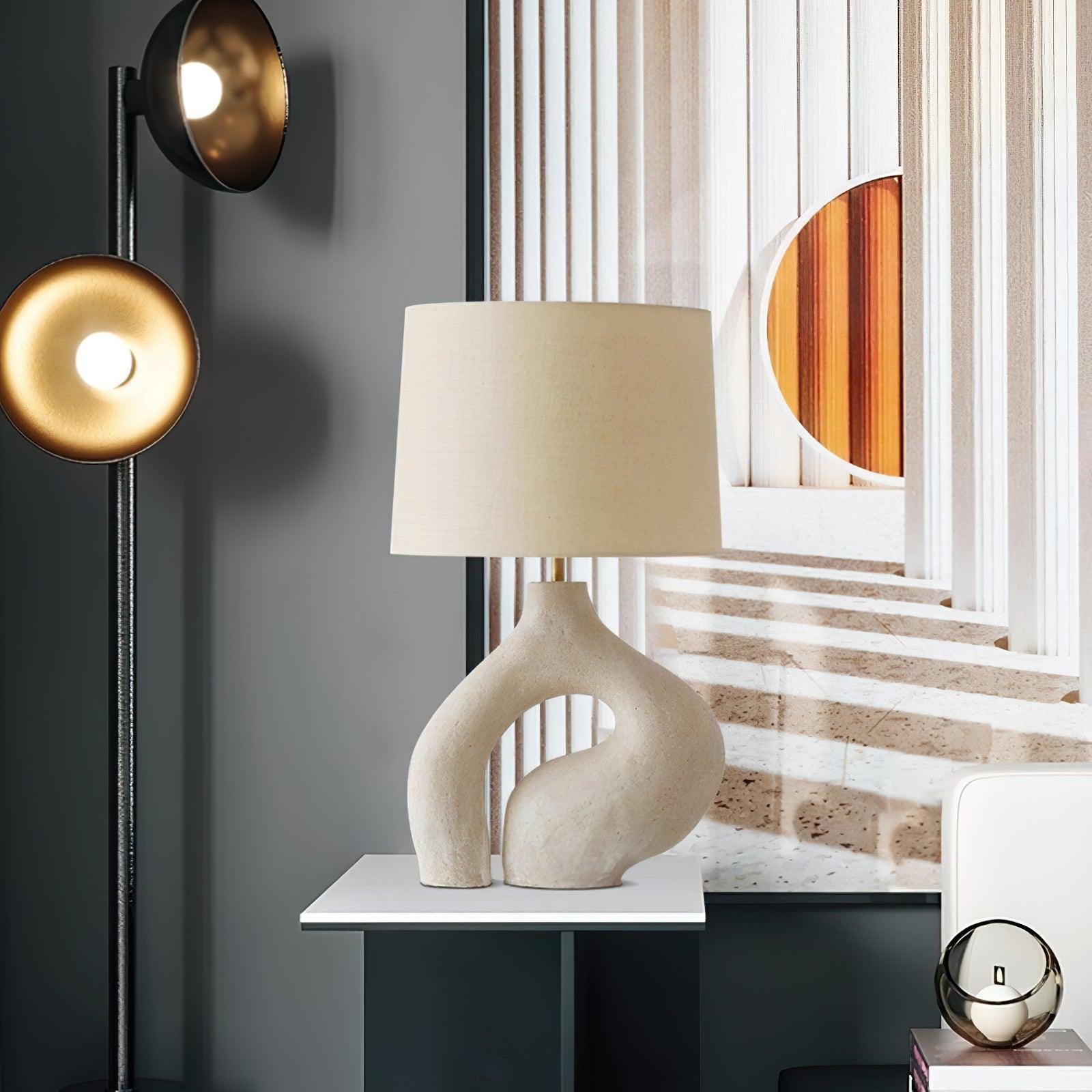 Resin Art Table Lamp 15.7
