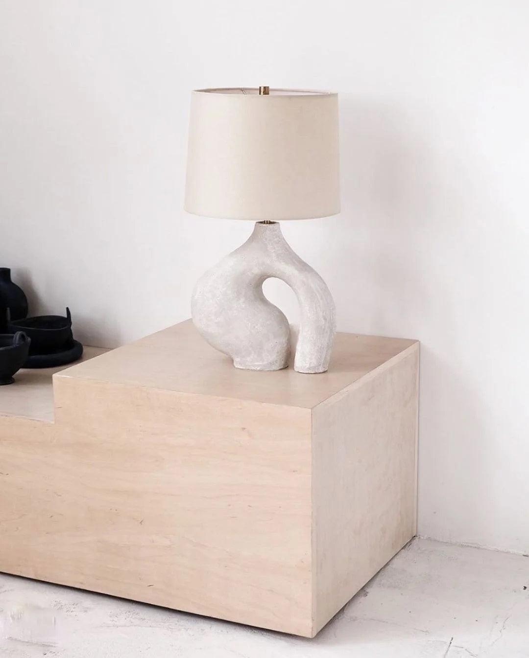 Resin Art Table Lamp 15.7