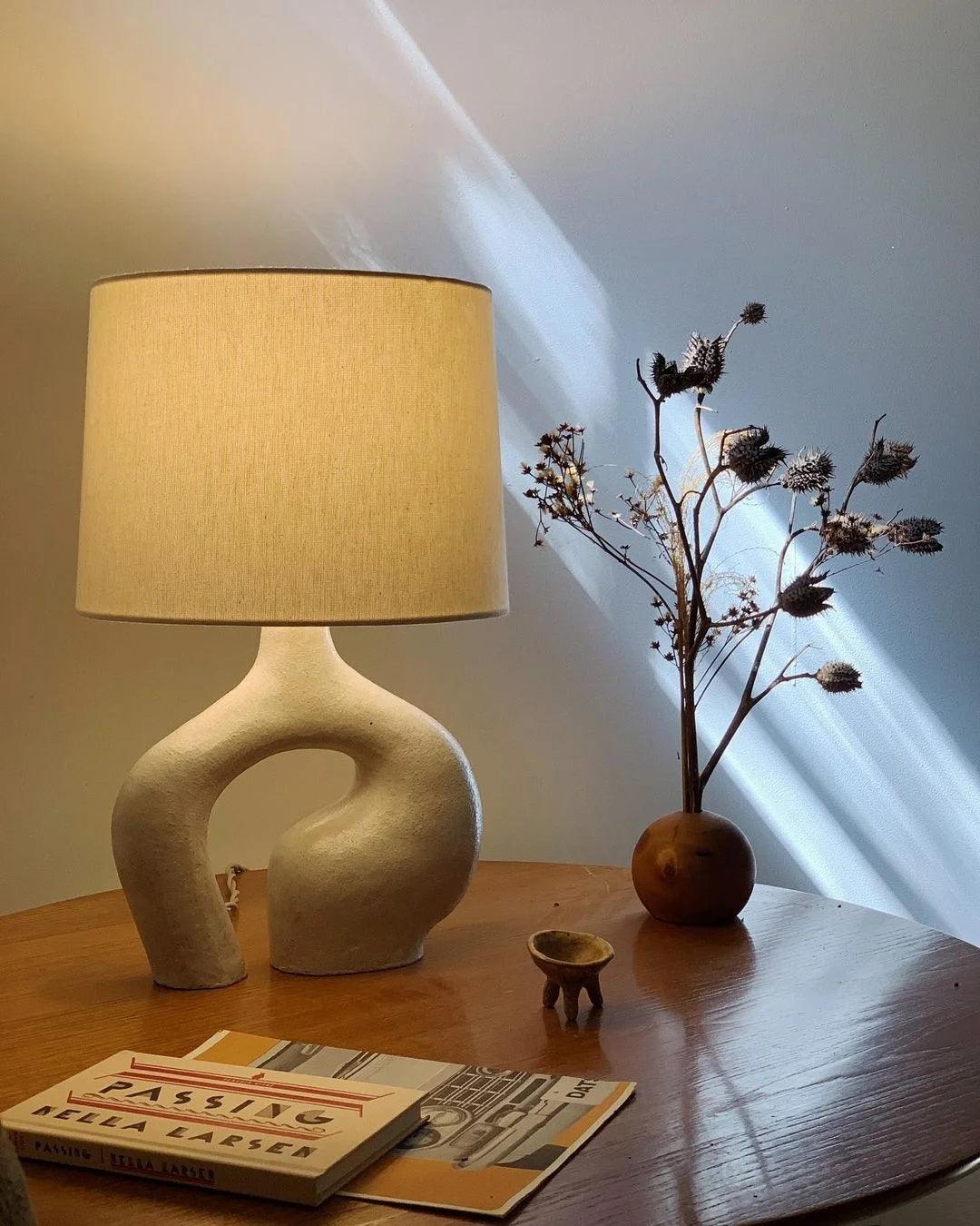 Resin Art Table Lamp 15.7