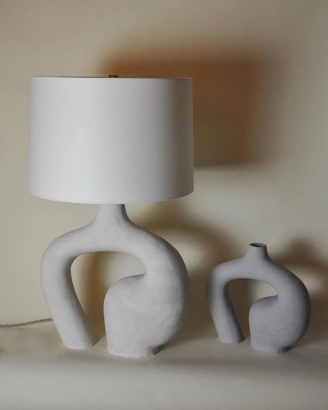 Resin Art Table Lamp 15.7