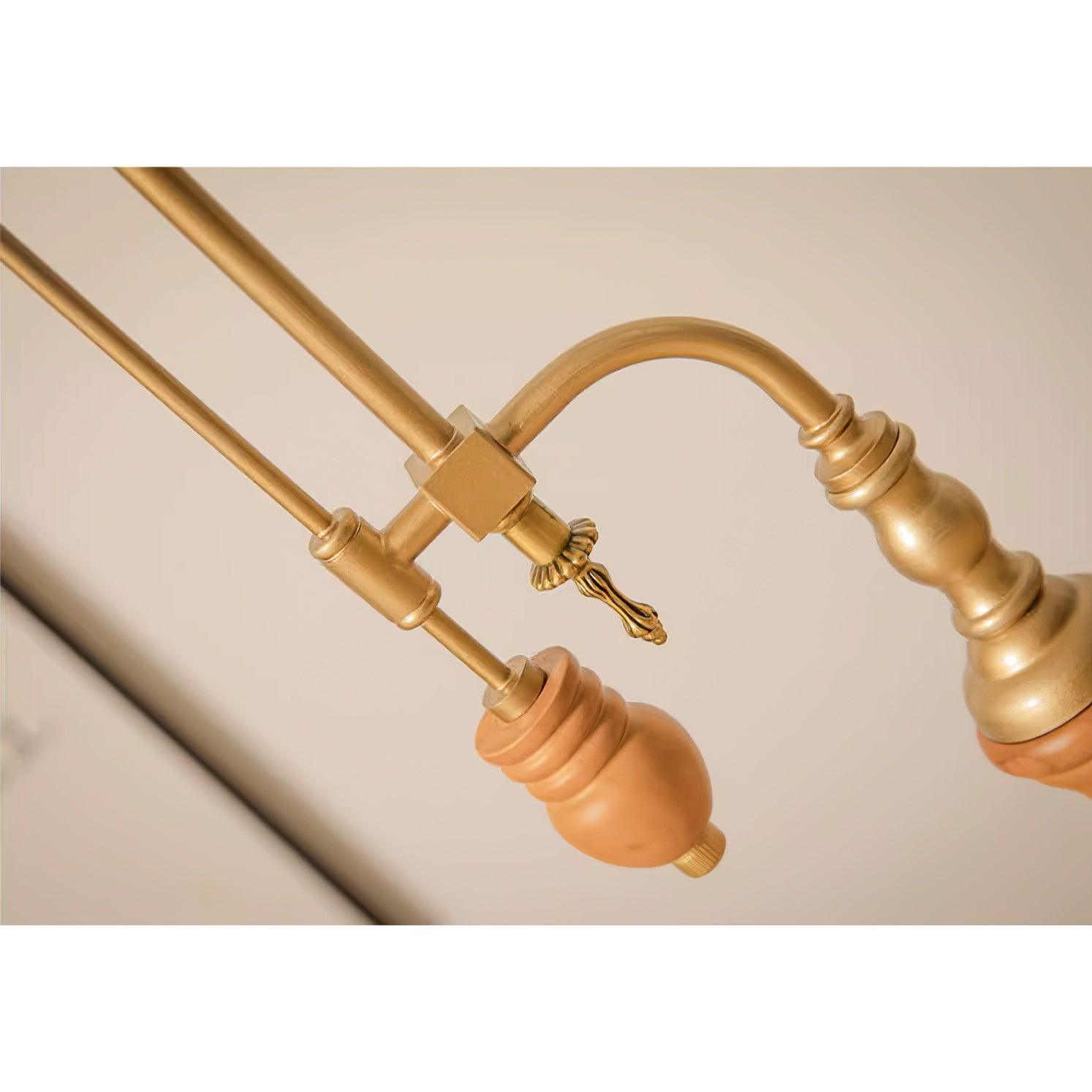 Retro Glass Gooseneck Table Lamp 5.5