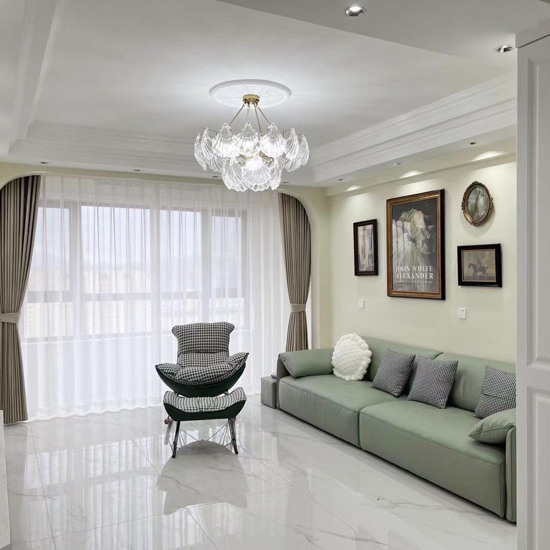 Ribbed Shell Ceiling Fixture Ceiling Light