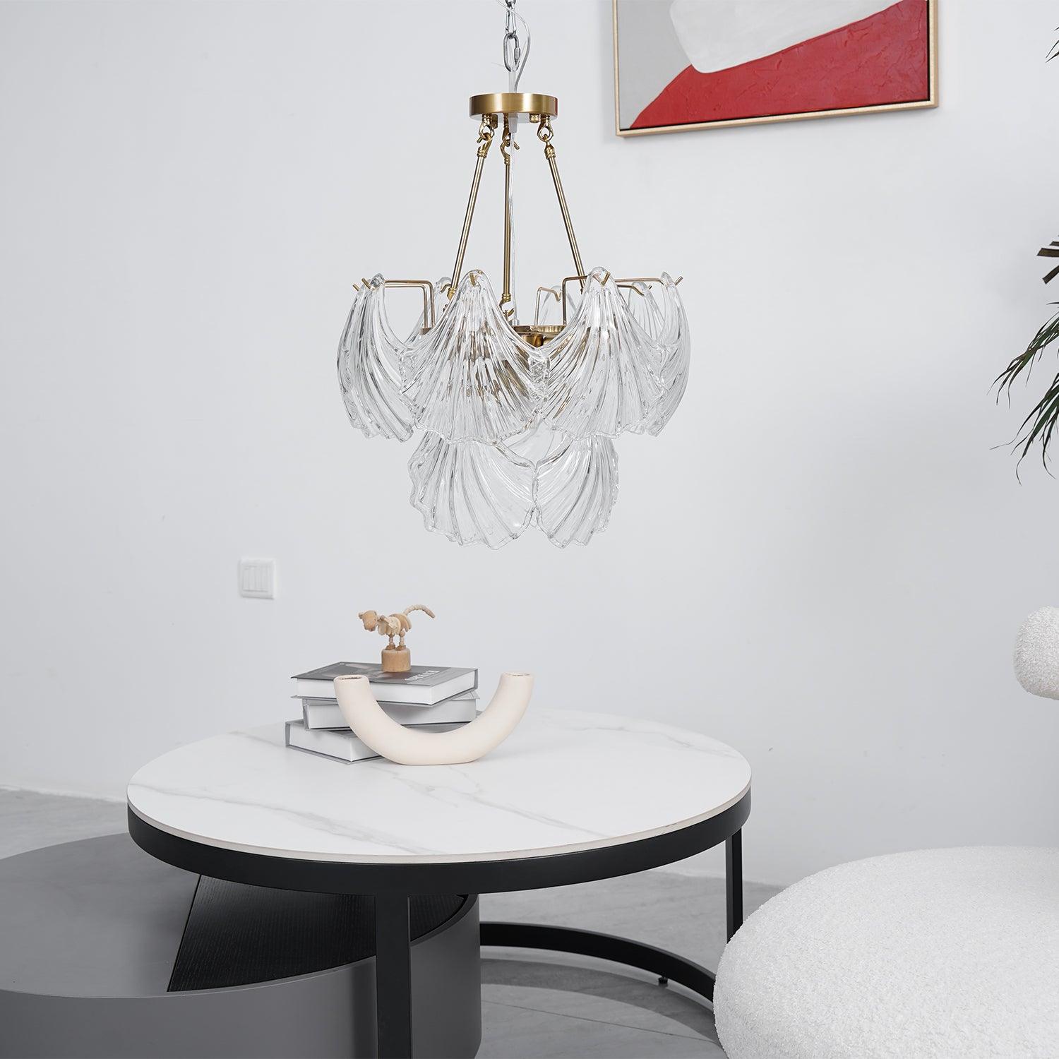 Ribbed Shell Ceiling Fixture Ceiling Light