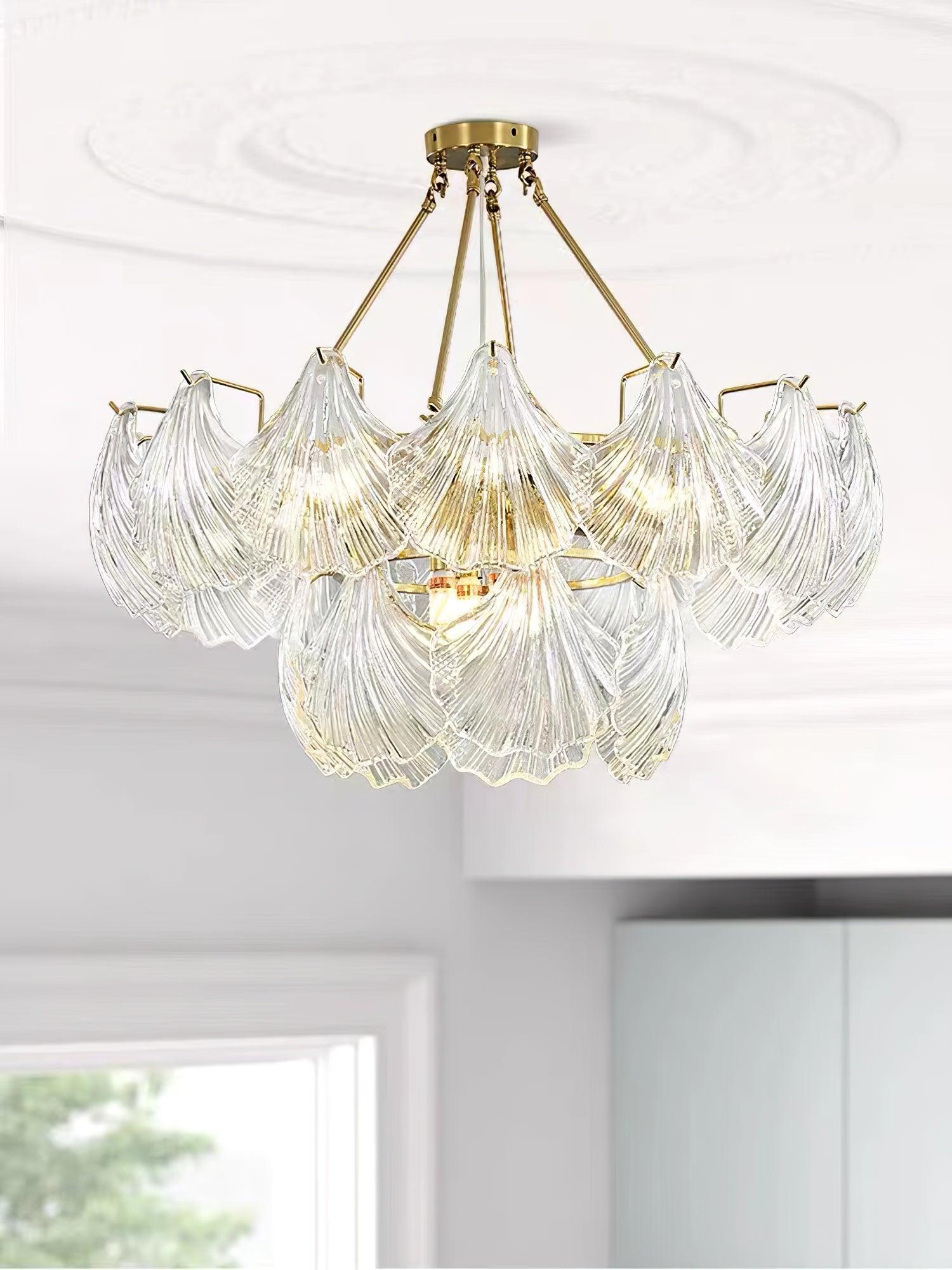Ribbed Shell Ceiling Fixture Ceiling Light