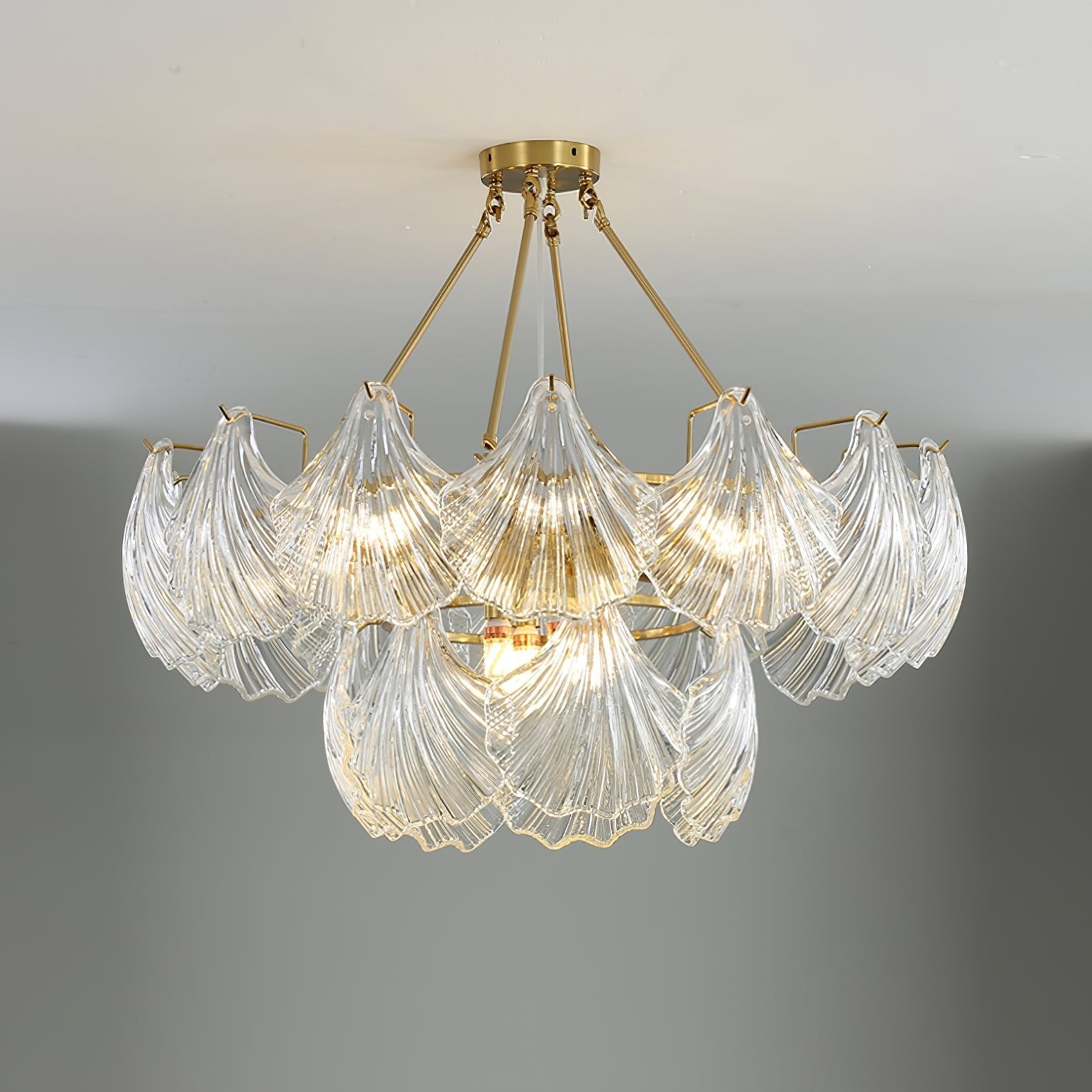 Ribbed Shell Ceiling Fixture Ceiling Light
