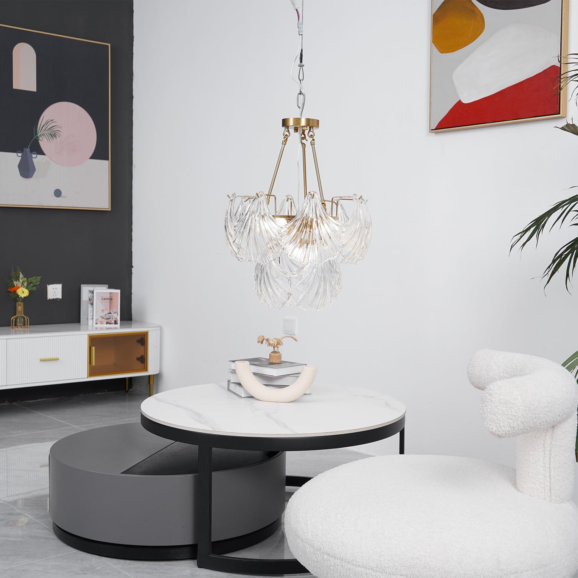 Ribbed Shell Ceiling Fixture Ceiling Light