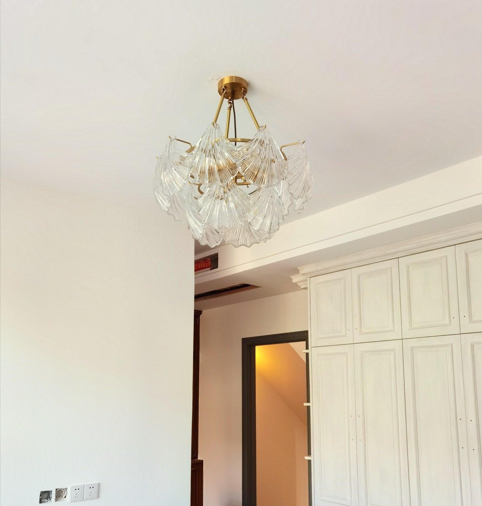 Ribbed Shell Ceiling Fixture Ceiling Light