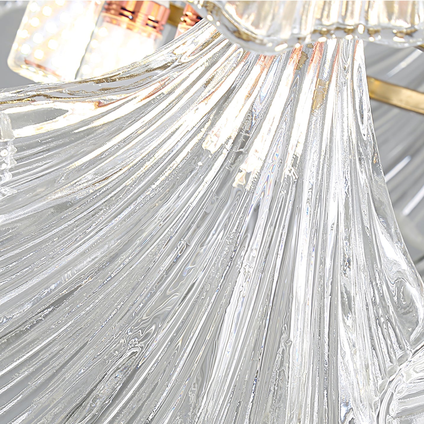 Ribbed Shell Ceiling Fixture Ceiling Light
