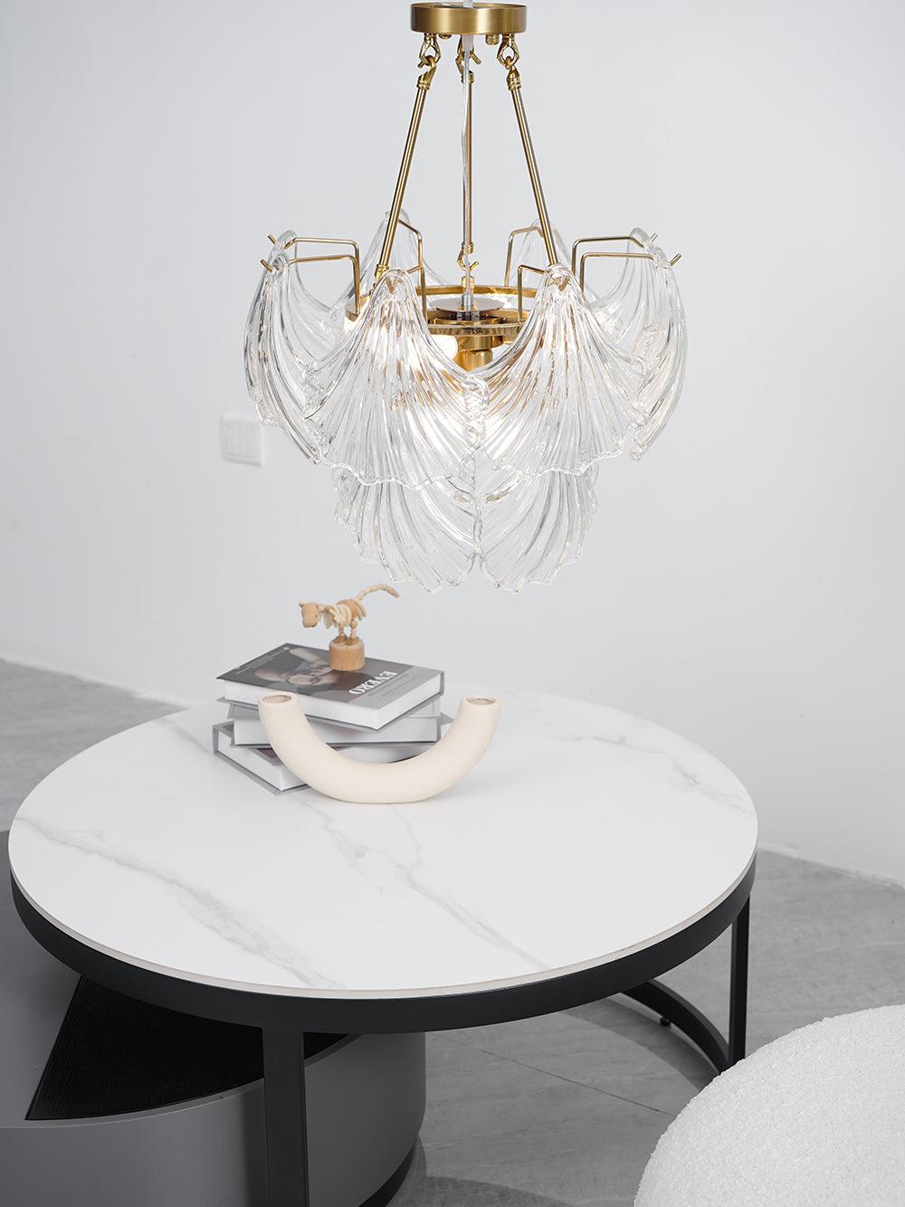 Ribbed Shell Ceiling Fixture Ceiling Light